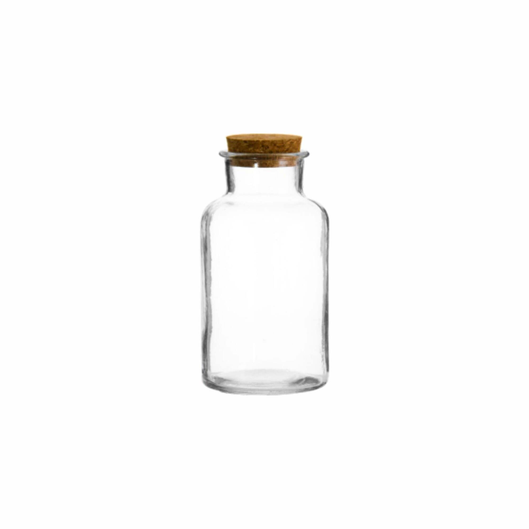 REGENT GLASS BOTTLE WITH CORK LID, 550ML (175X83MM DIA)