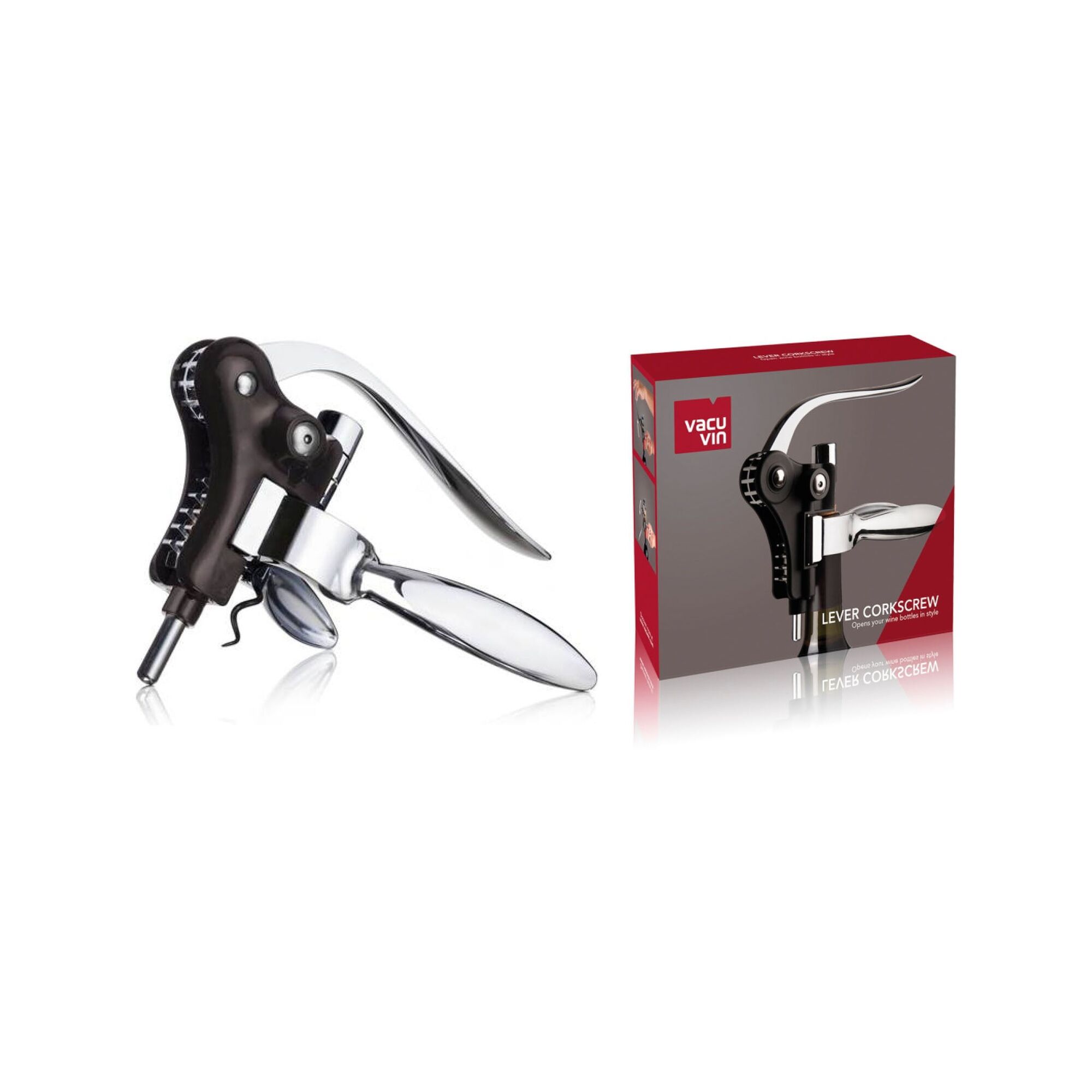 VACU VIN HORIZONTAL LEVER CORKSCREW