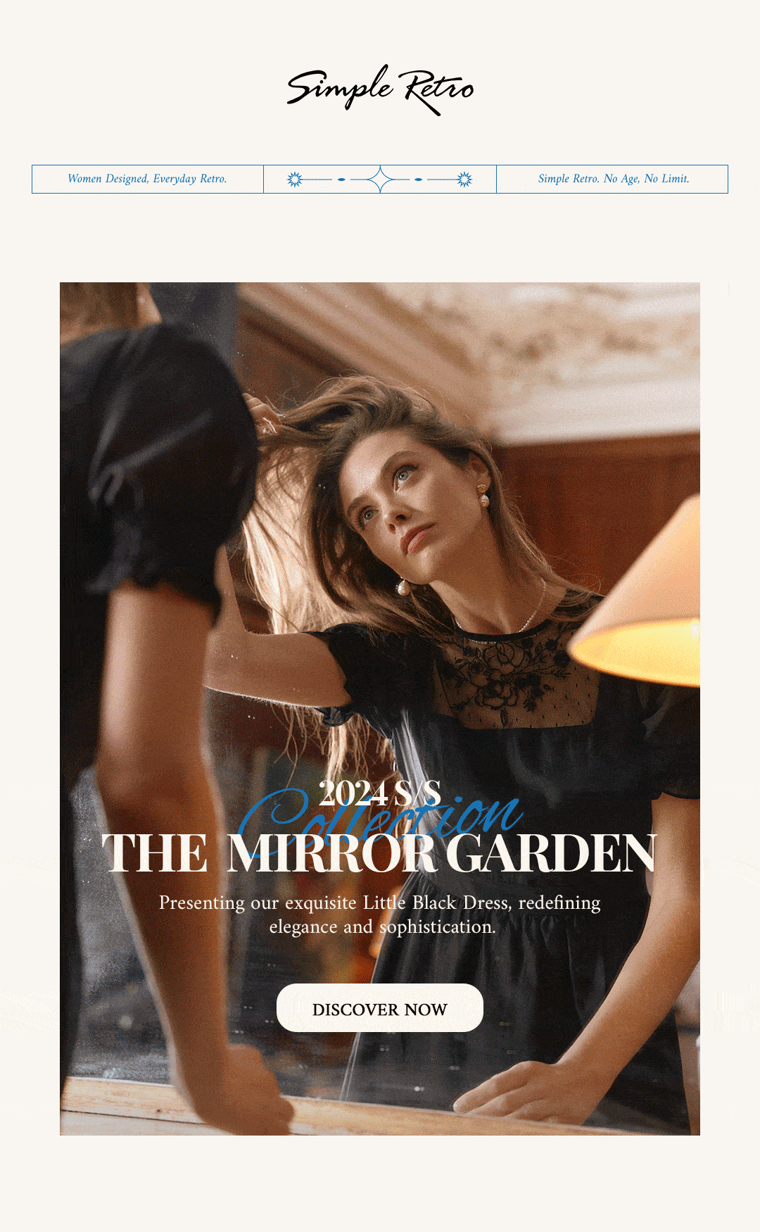 🦋2024 S/S The Mirror Garden Collection🦋 Simple Retro