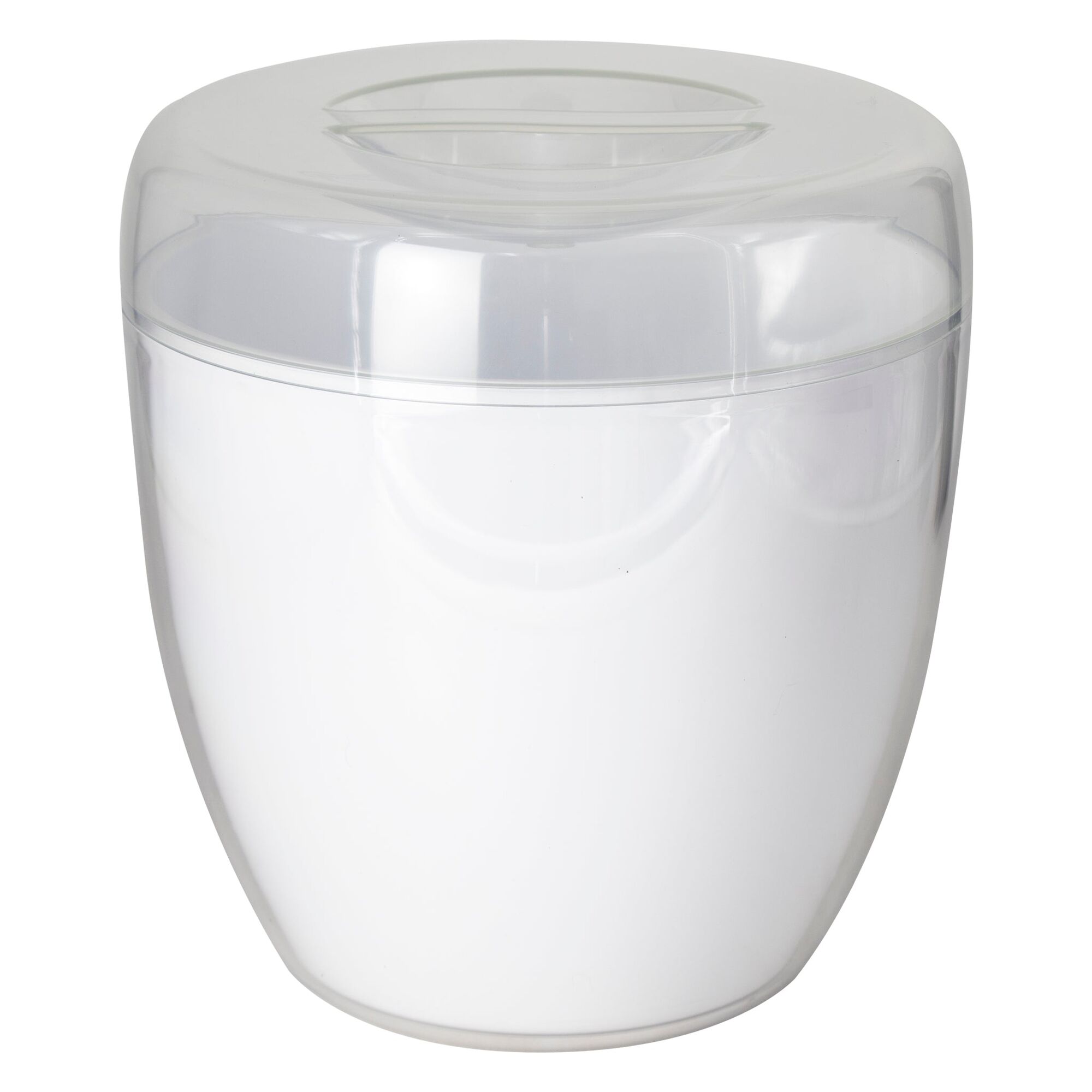 BAR BUTLER BUCKET WHITE WITH INNER & LID PLASTIC, 5LT (225X215MM DIA)