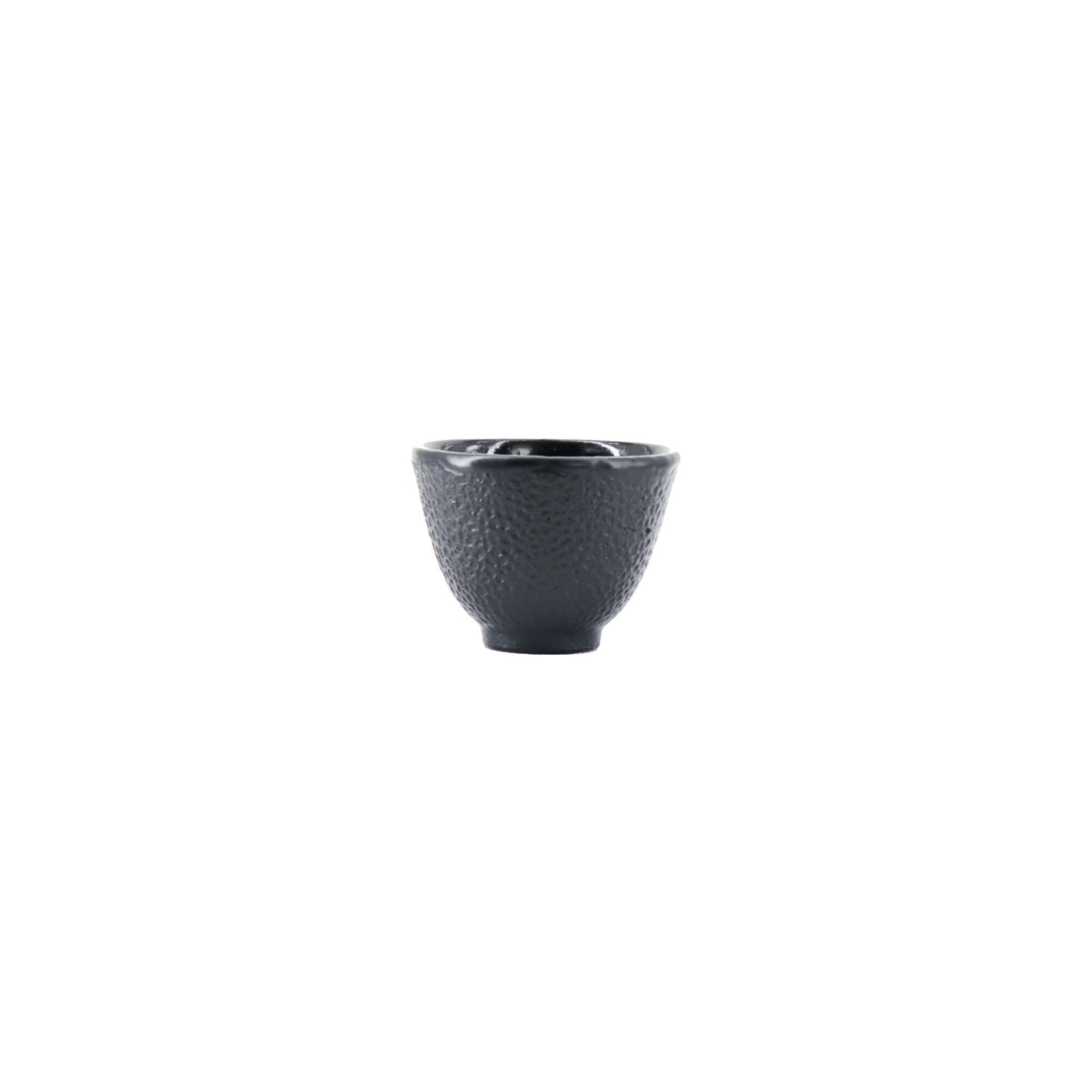 REGENT CAST IRON TEA CUP BLACK, 80ML (50X69MM DIA)