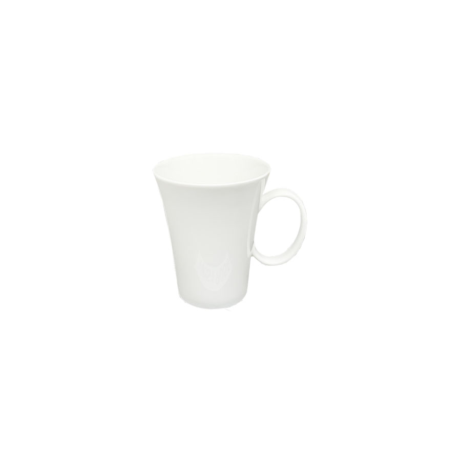 REGENT TRUMPET SHAPE NBC SUPER WHITE COFFEE MUG, 380ML (110X90MM DIA)