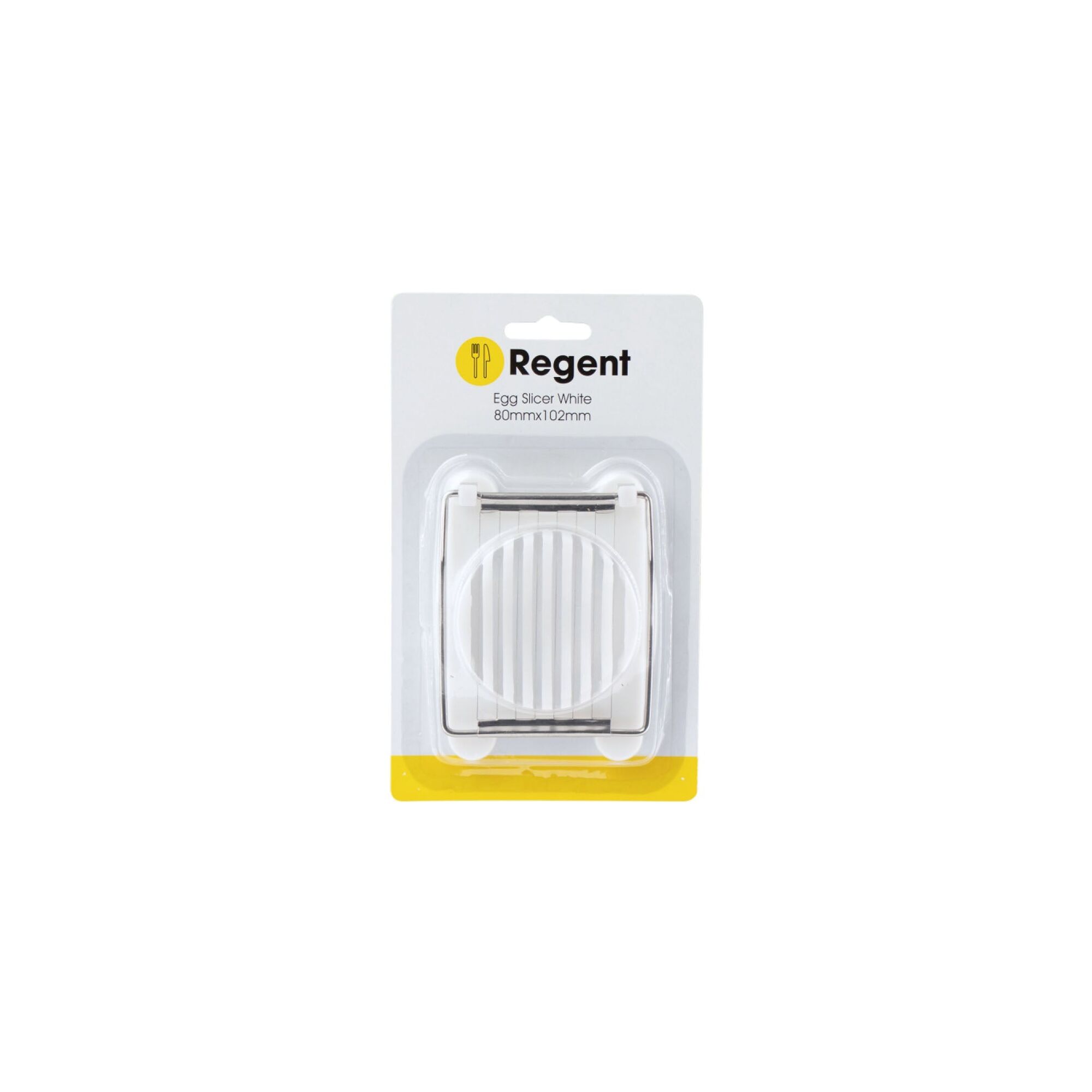 REGENT KITCHEN EGG SLICER PLASTIC WHITE, (102X80X30MM)