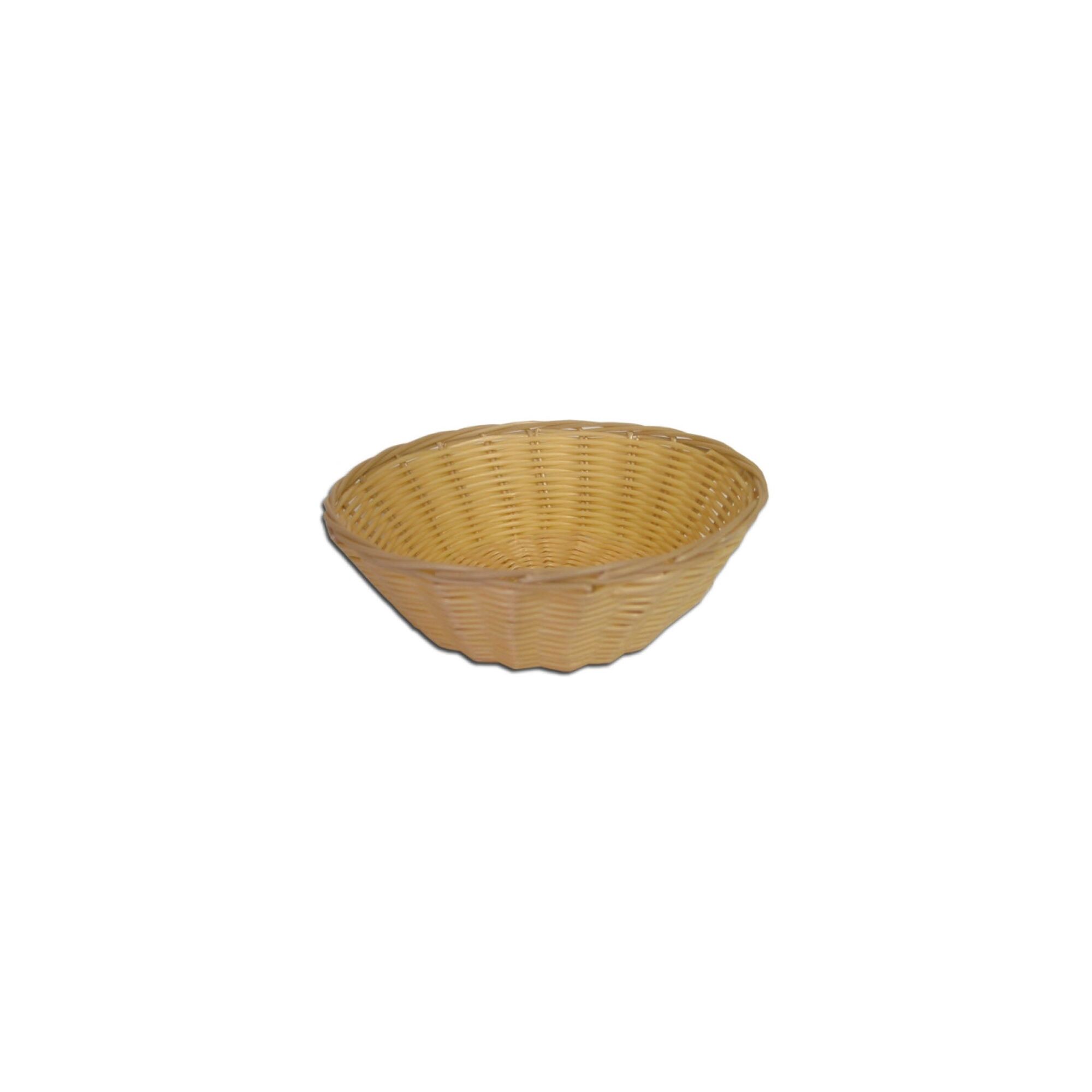 REGENT WOVEN BASKET ROUND HOLLOW CORD PP PLASTIC, (230MM DIAX55MM)