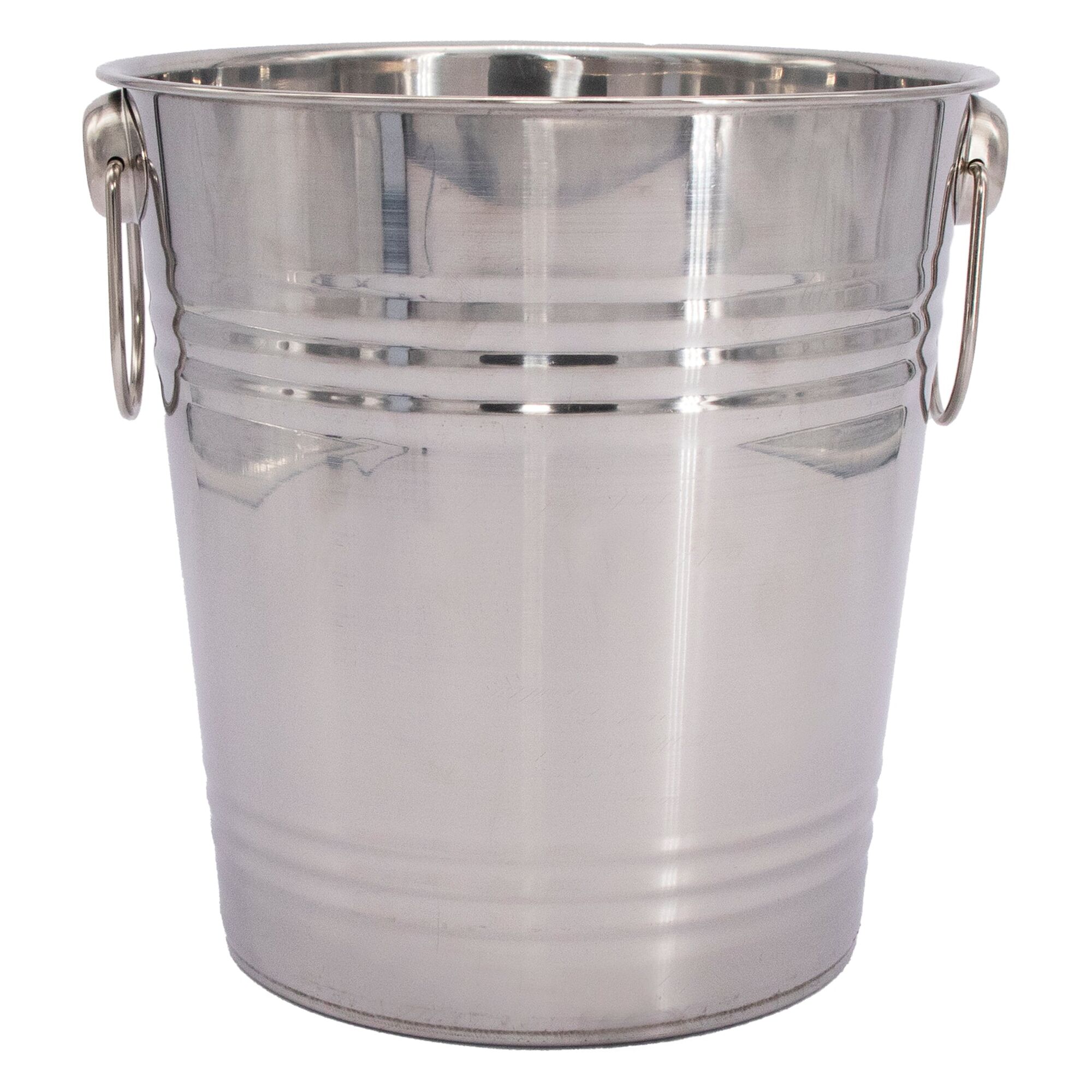 BAR BUTLER ICE BUCKET WITH HANDLES STAINLESS STEEL, 4.5LT (200MM DIAX200MM)