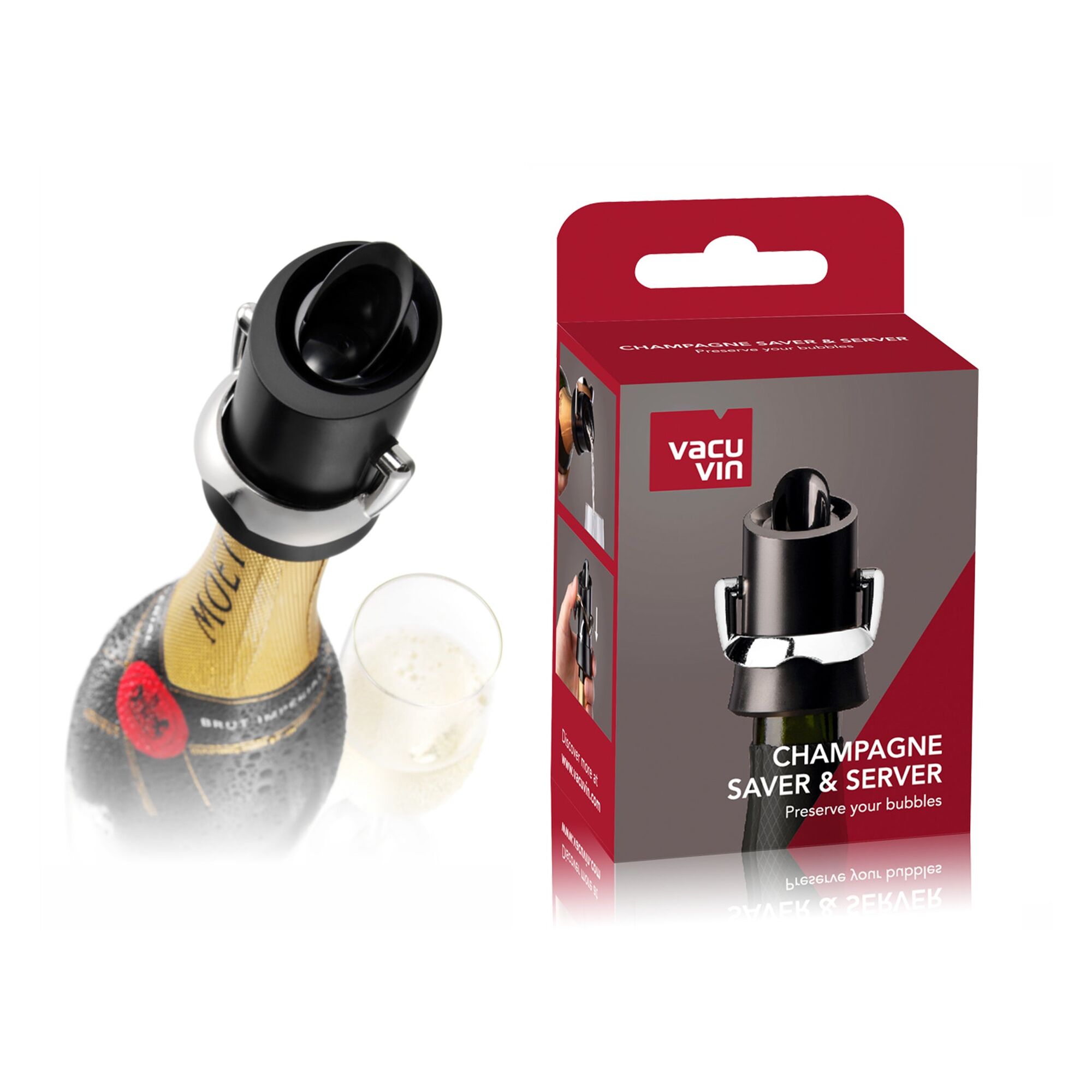 VACU VIN CHAMPAGNE SAVER AND SERVER