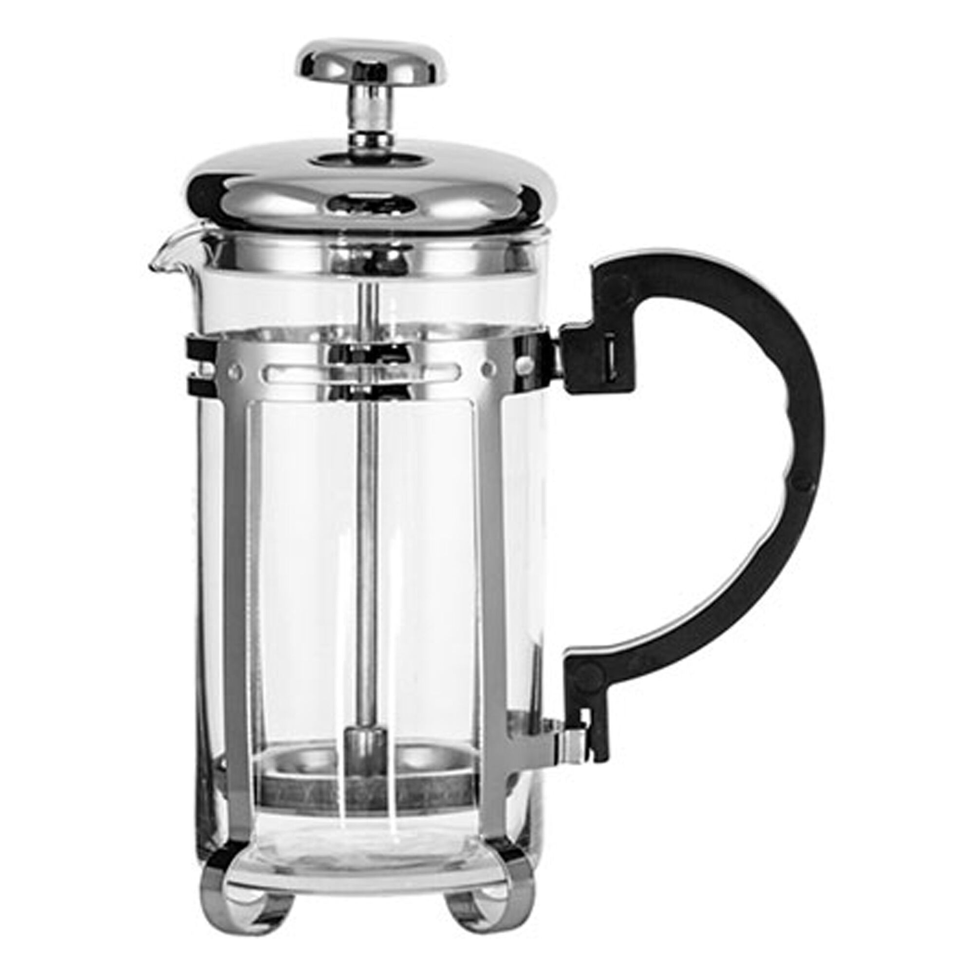 REGENT COFFEE PLUNGER WITH CHROME FRAME 6 CUP, (600ML)