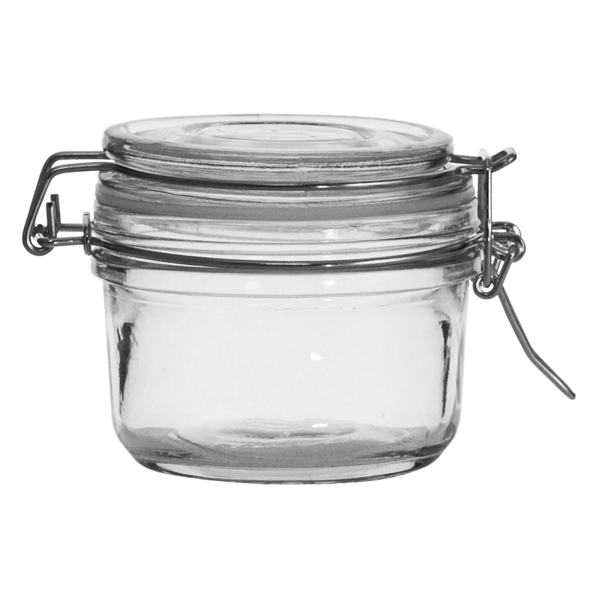 REGENT HERMETIC GLASS CANISTER WITH CLIP SEAL GLASS LID, 175ML