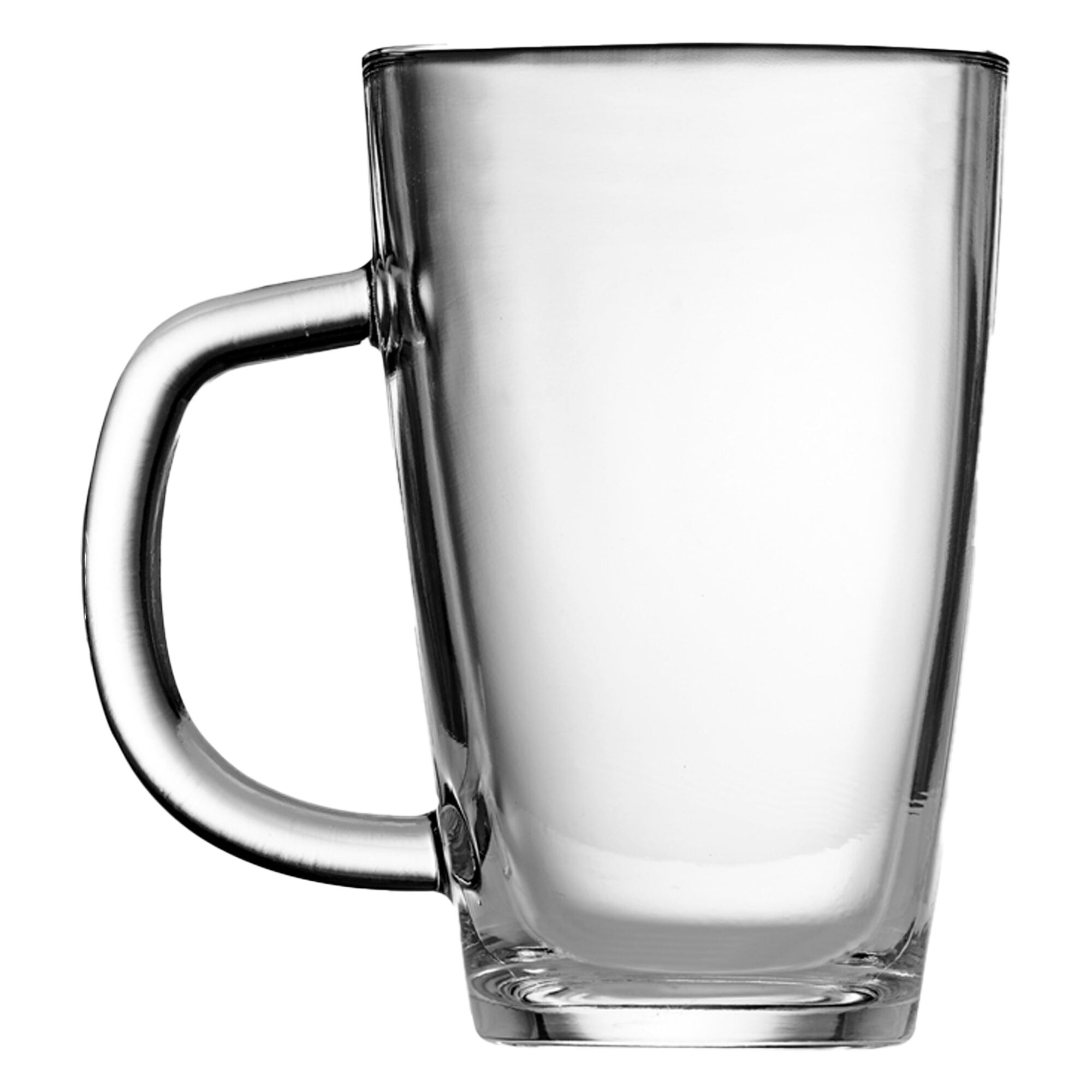 REGENT LATTE GLASS BULLET SHAPE MUG, 350ML