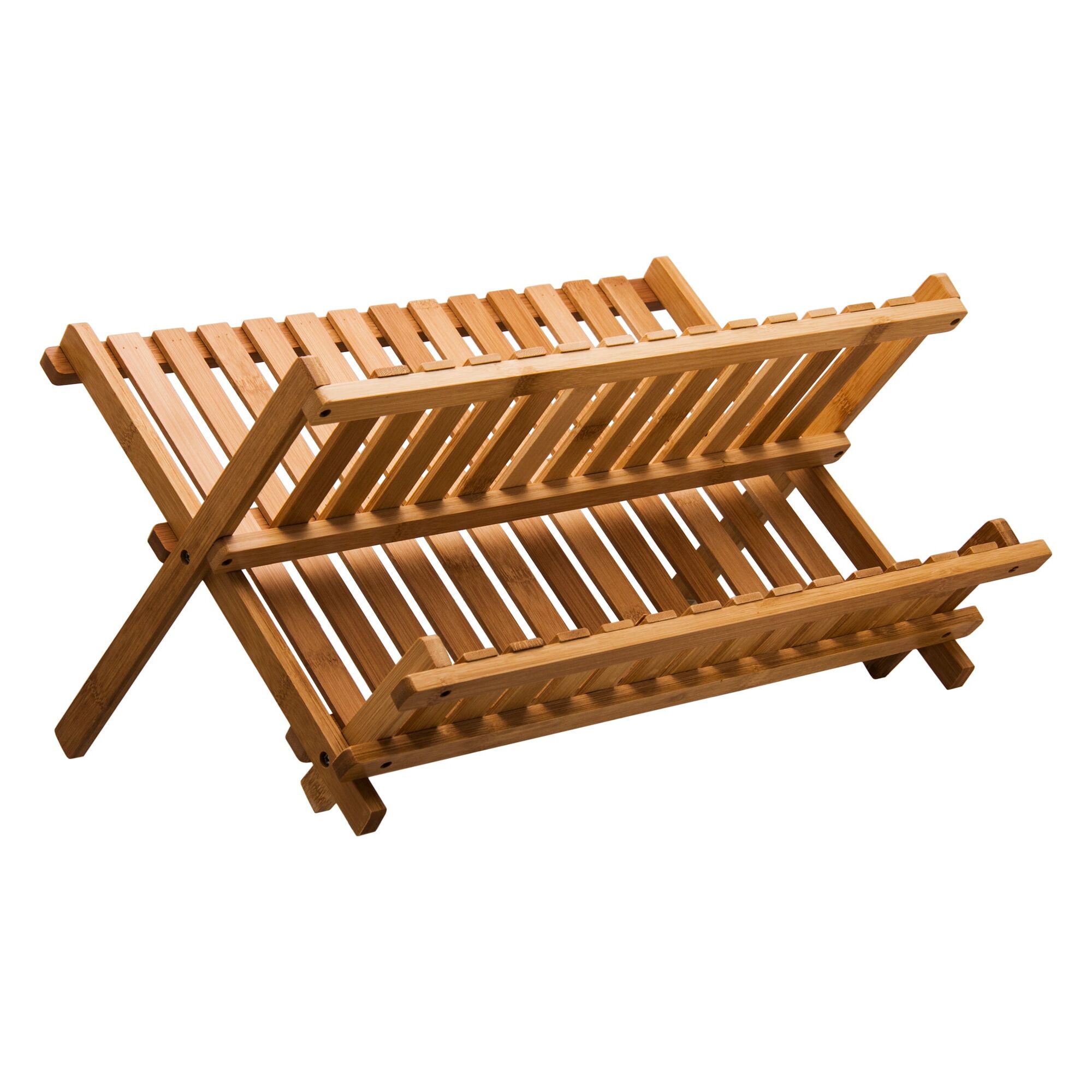 REGENT BAMBOO DISH RACK, (450X340X40/240MM)