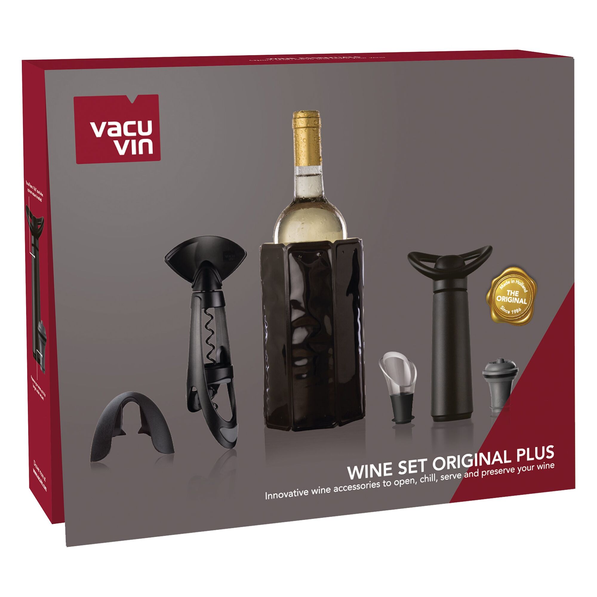 VACU VIN ORIGINAL PLUS WINE 6 PIECE SET