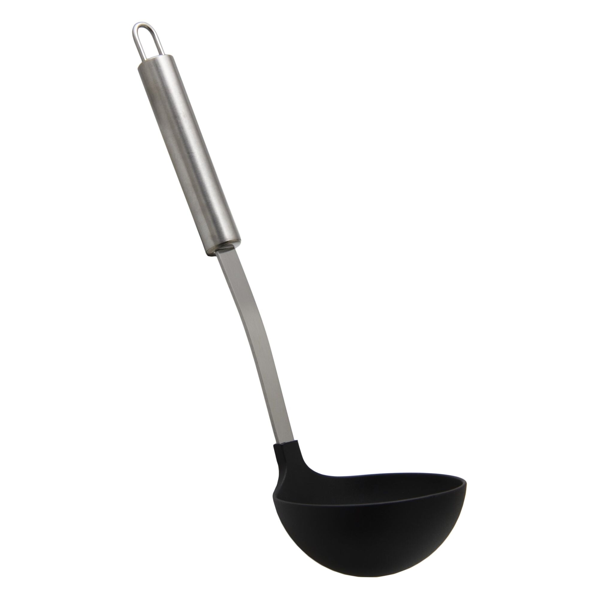 REGENT KITCHEN NYLON LADLE WITH ST STEEL HANDLE, (295X90X90MM)