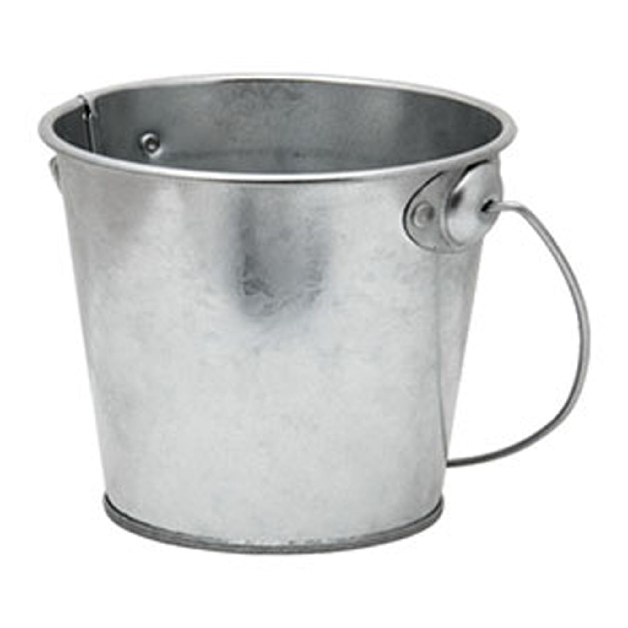 REGENT CHIP SERVING BUCKET GALVANIZED TIN, (102X102MM DIA)