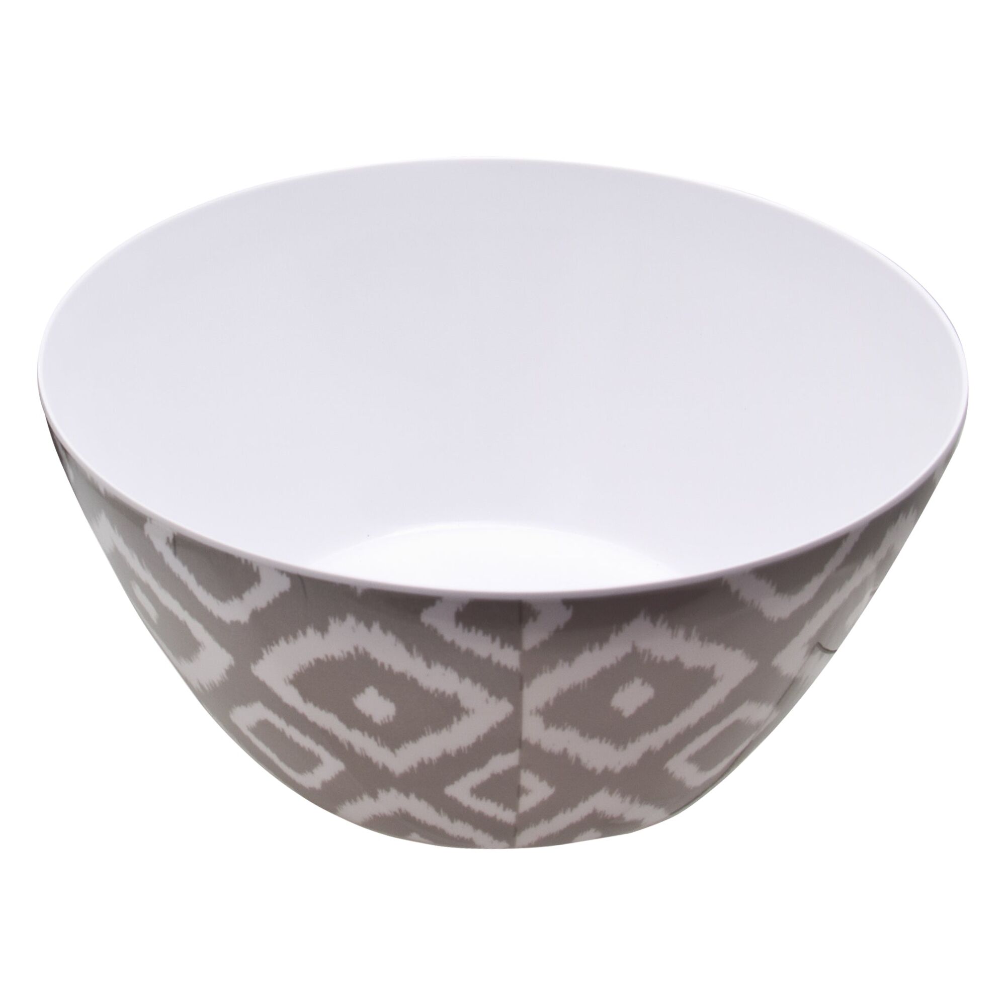 MELAMINE SALAD BOWL GREY WILD, 3LT (254MM DIAX120MM)