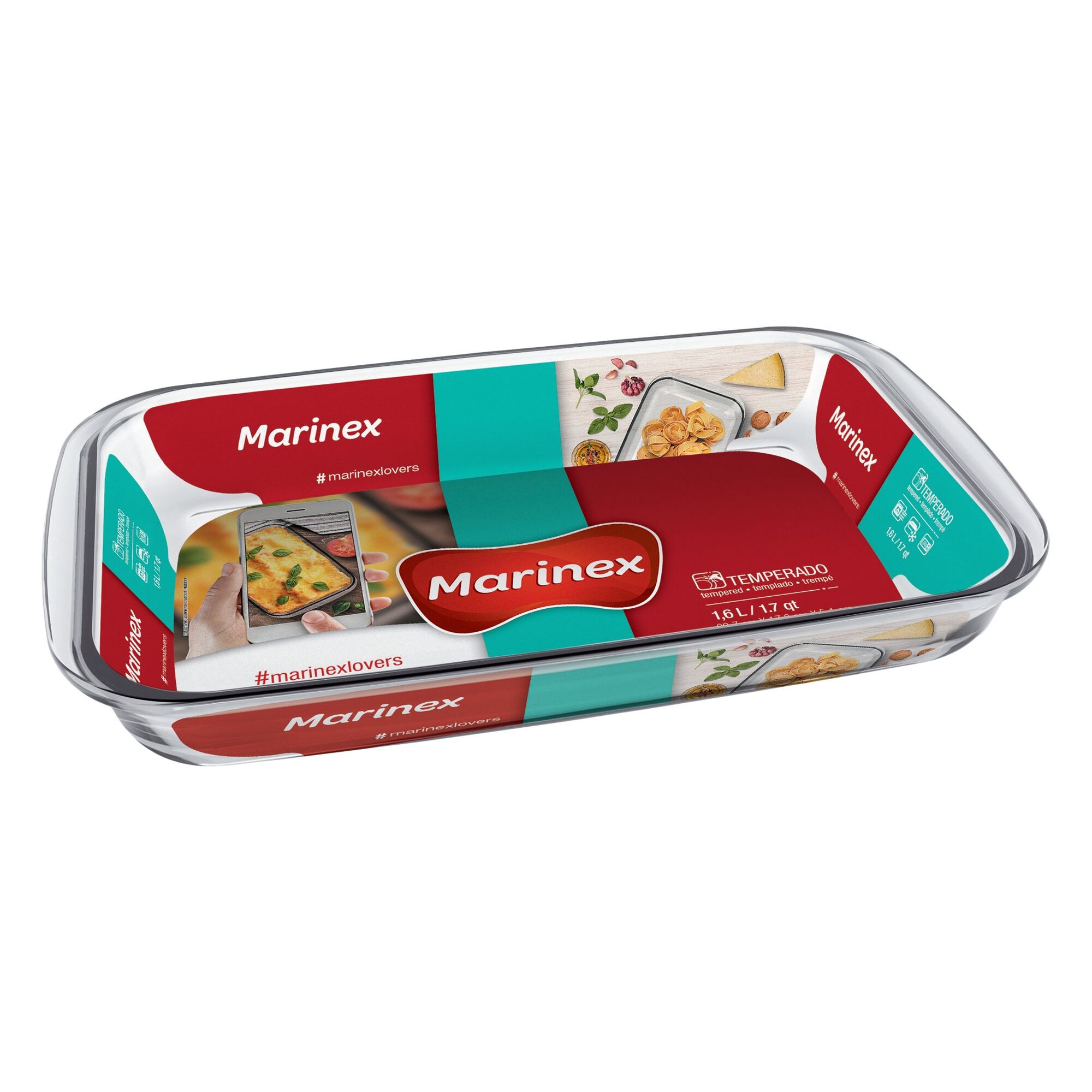 MARINEX RECTANGULAR ROASTER, 1.6L