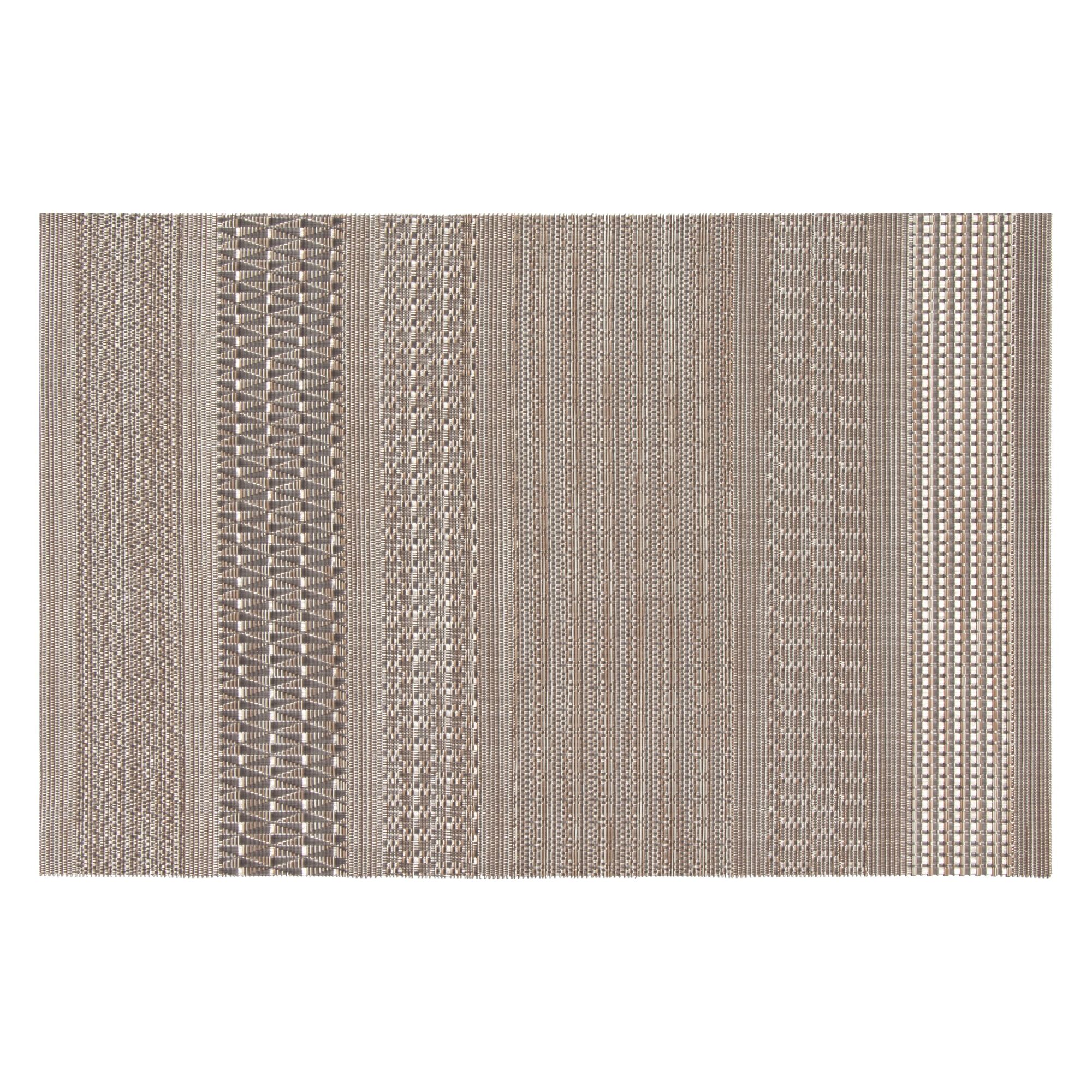 REGENT PLACE MATS WOVEN DESERT SAND PVC, 300X450MM