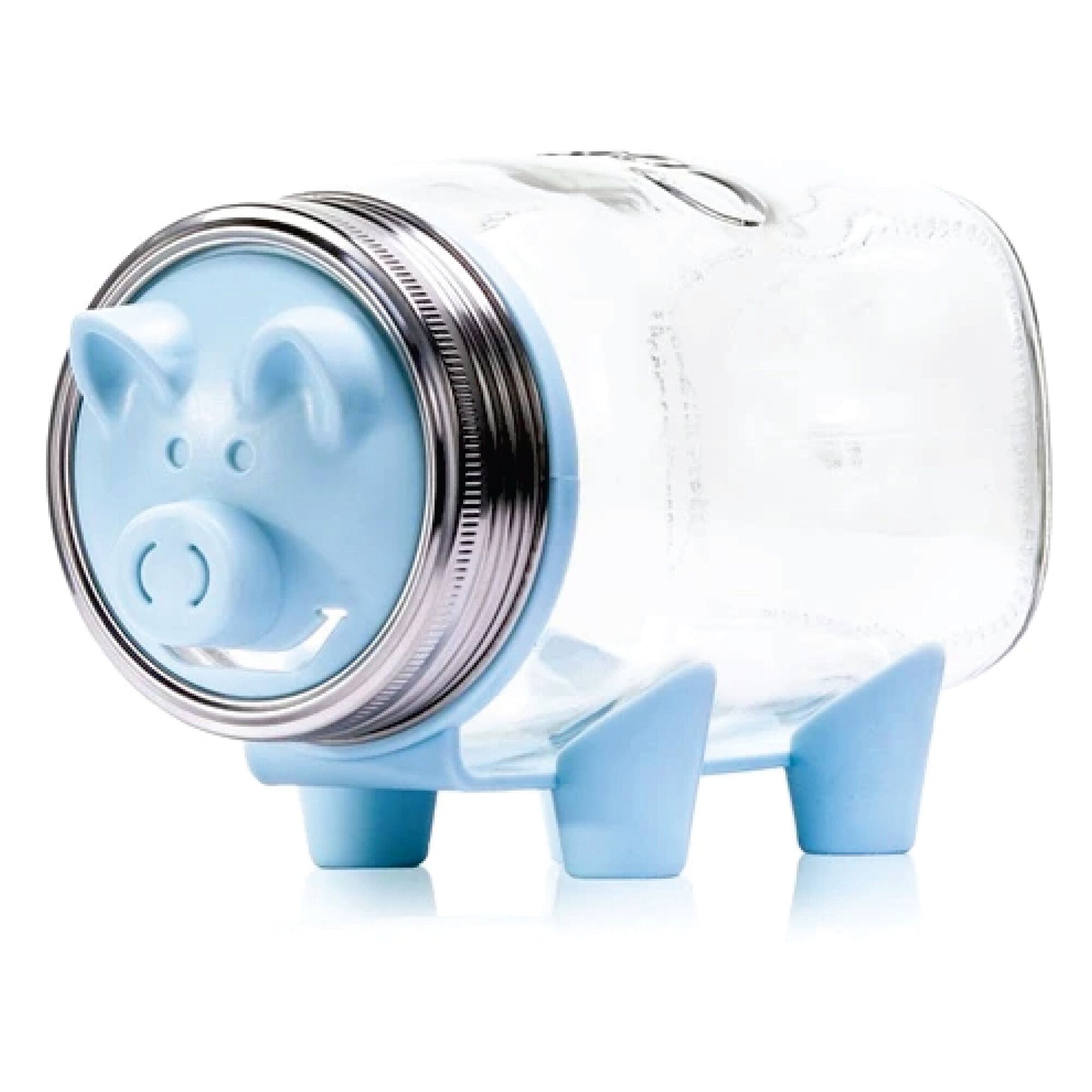 CONSOL PIGGY BANK BLUE, 1LT (185X115MM DIA)