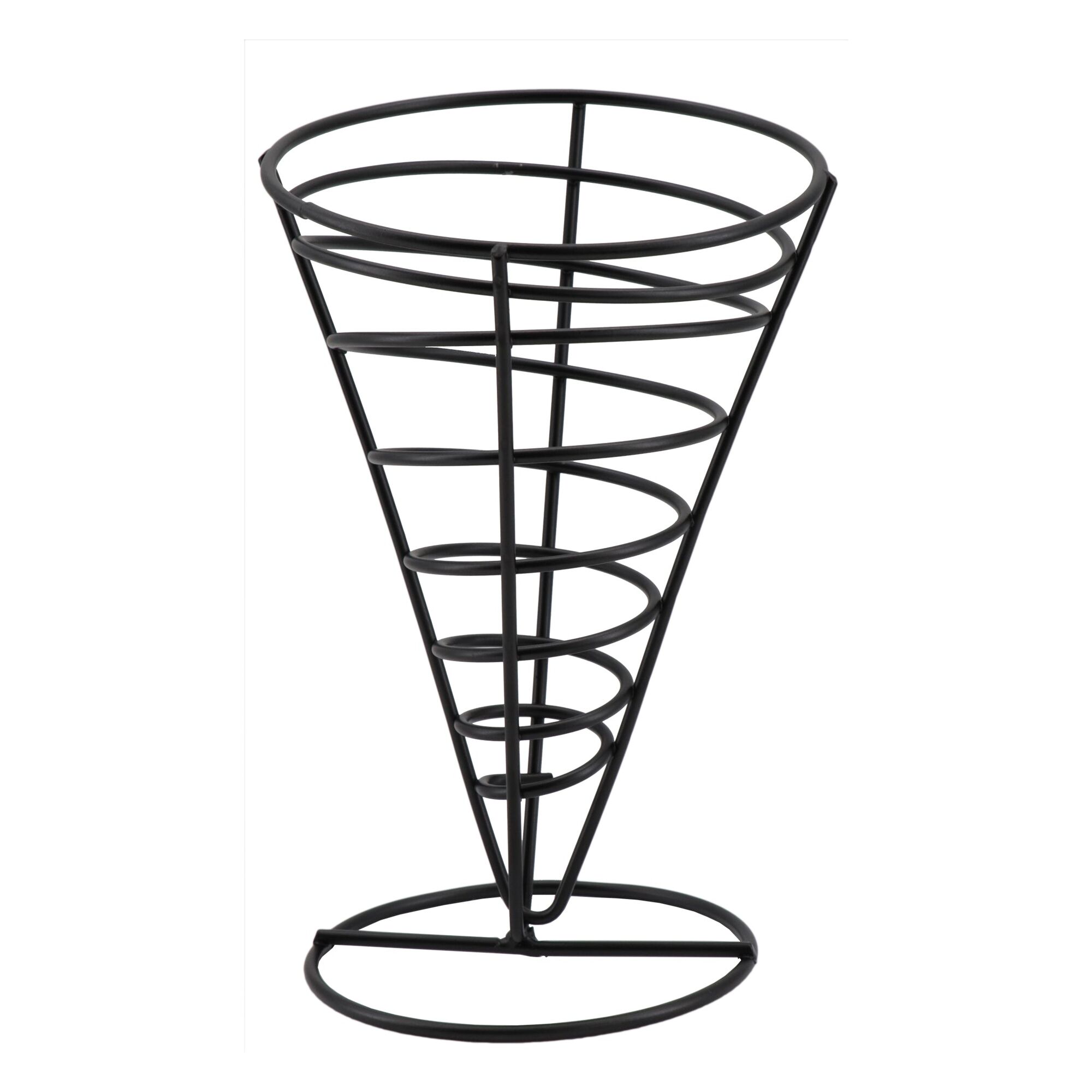 REGENT CHIP SERVER WIRE CONE POWDER COATED BLACK, 140MM DIAX225MM
