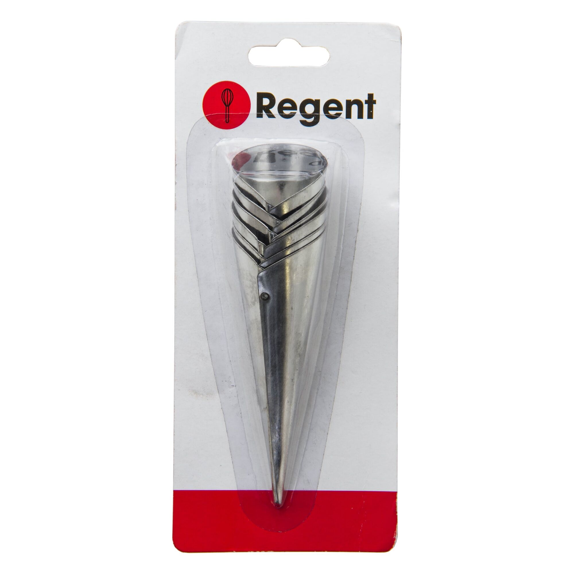 REGENT BAKEWARE CREAM HORNS ST STEEL 6PK