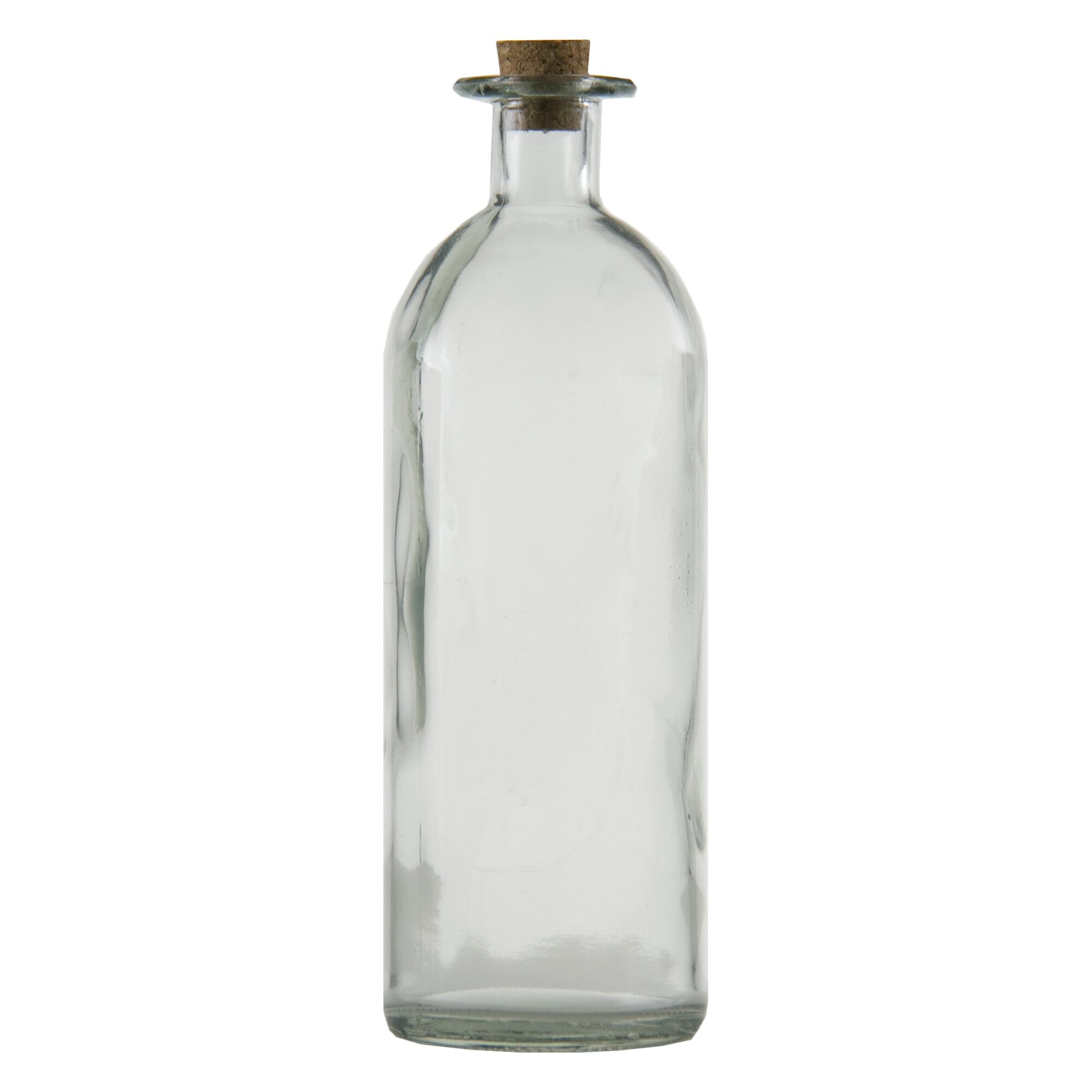 REGENT GLASS BOTTLE WITH CORK LID, 500ML