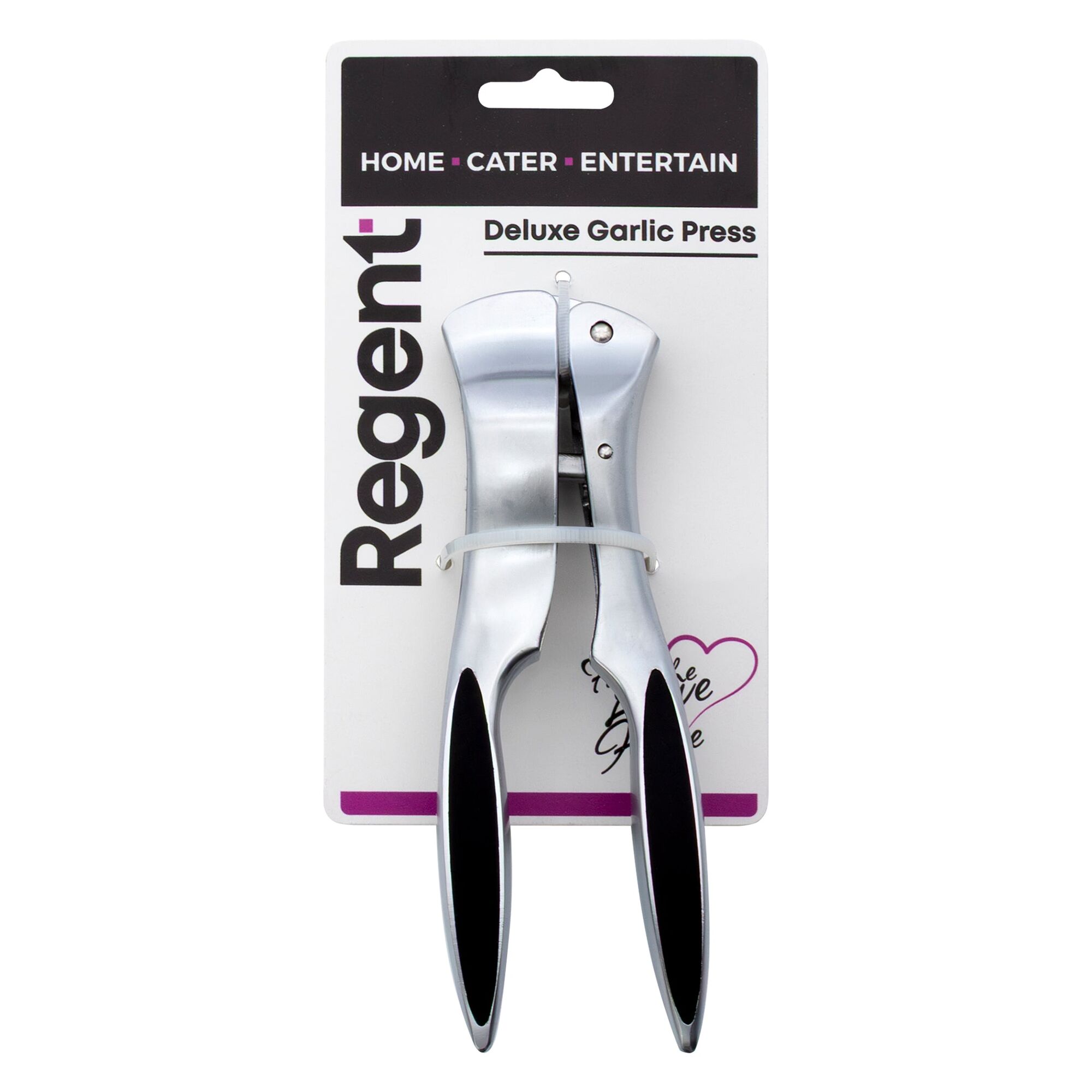 REGENT KITCHEN DELUXE GARLIC PRESS, 170MM