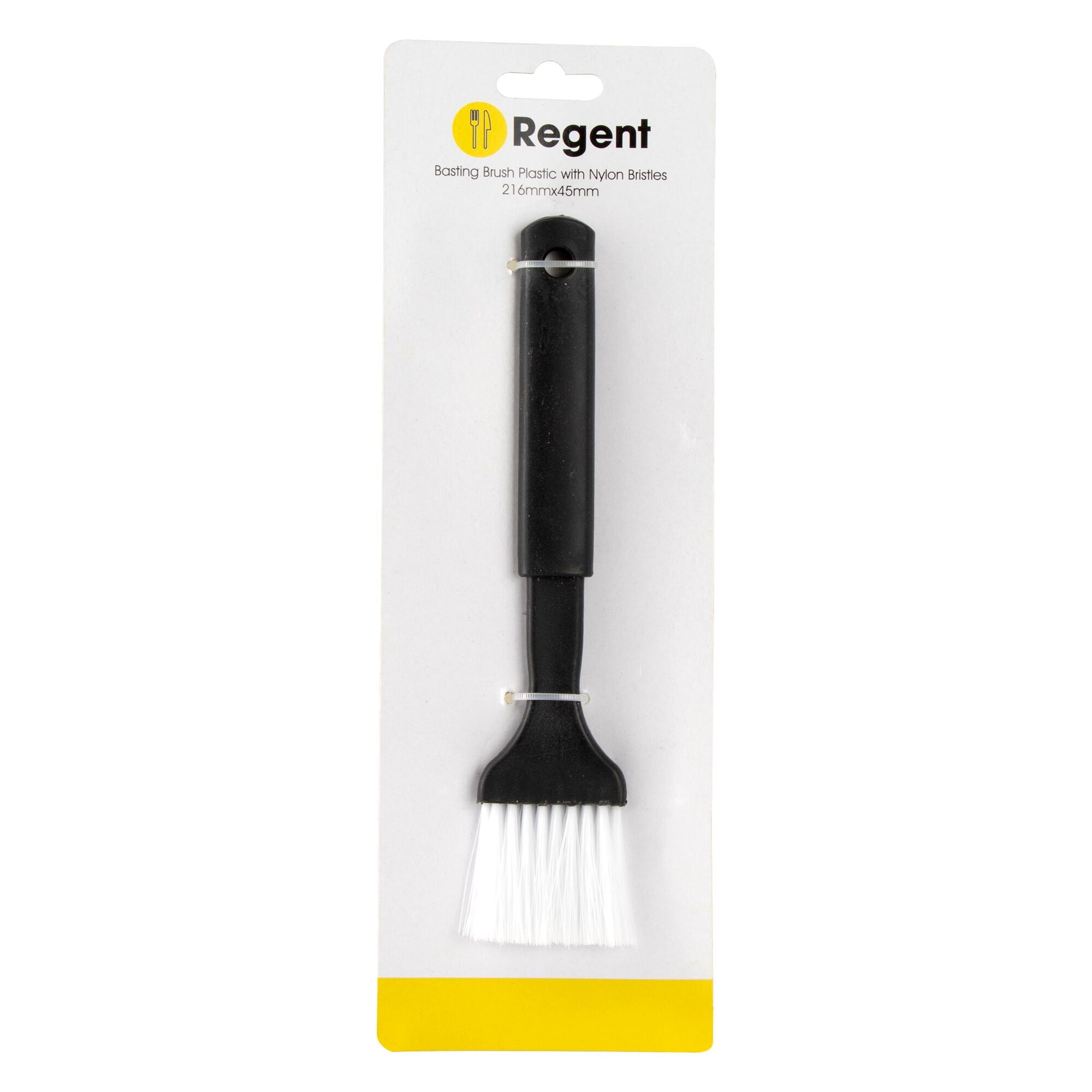 REGENT KITCHEN BASTING BRUSH PLASTIC WITH NYLON BRISTLES, 210MM