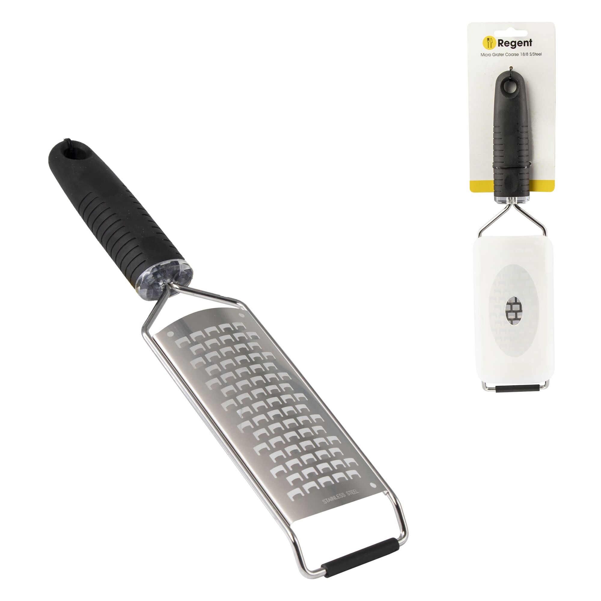 REGENT KITCHEN MICRO GRATER COARSE 18/8 STAINLESS STEEL, 300MM