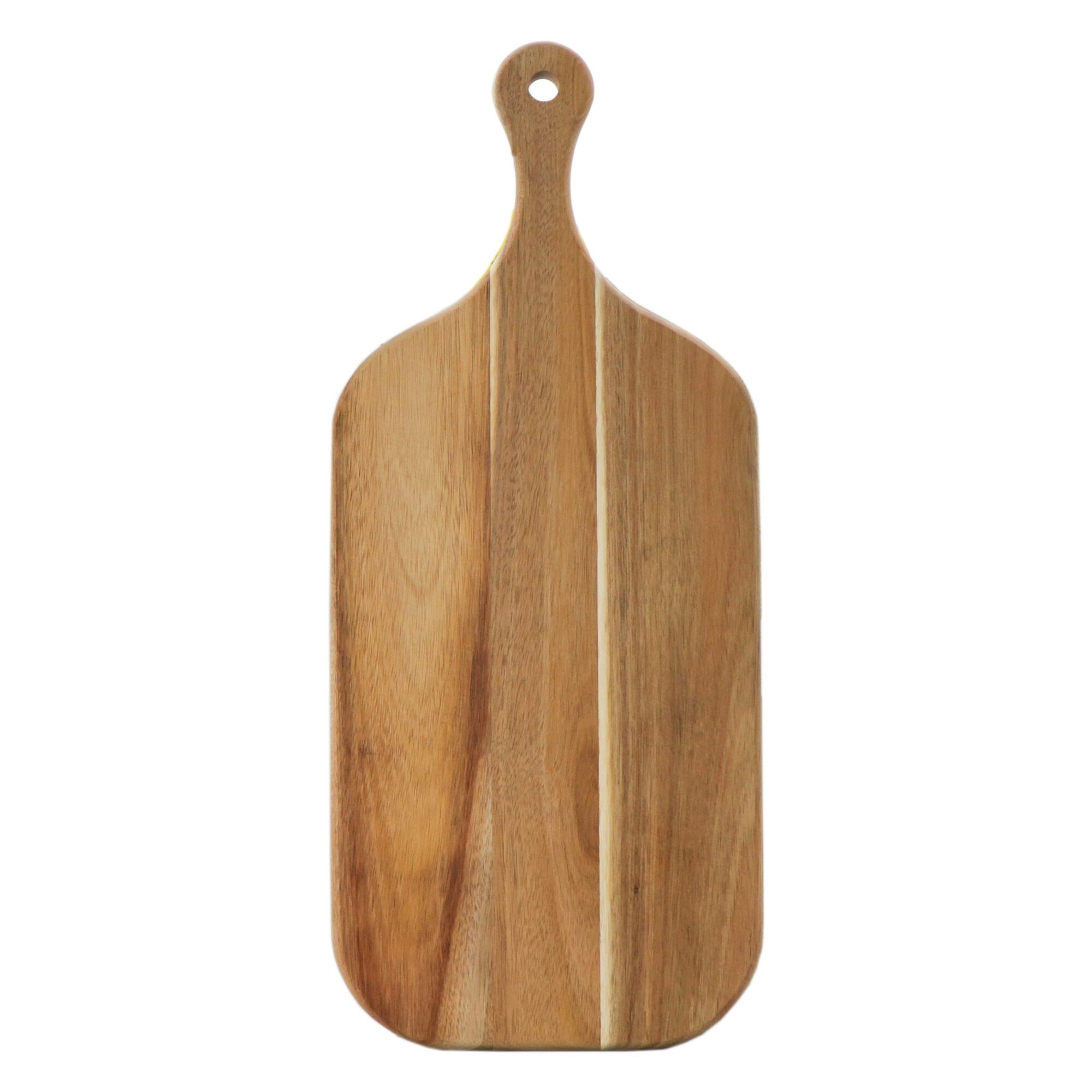 REGENT ACACIA WOOD PADDLE SERVING BOARD, 470X200MM