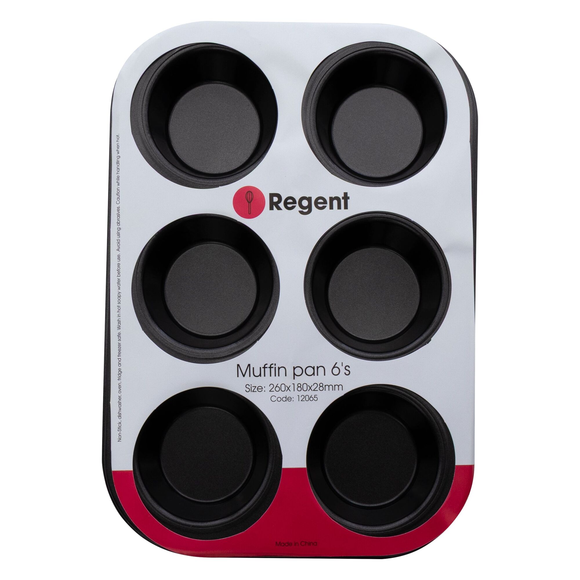 REGENT BAKEWARE MUFFIN PAN 6 CUP