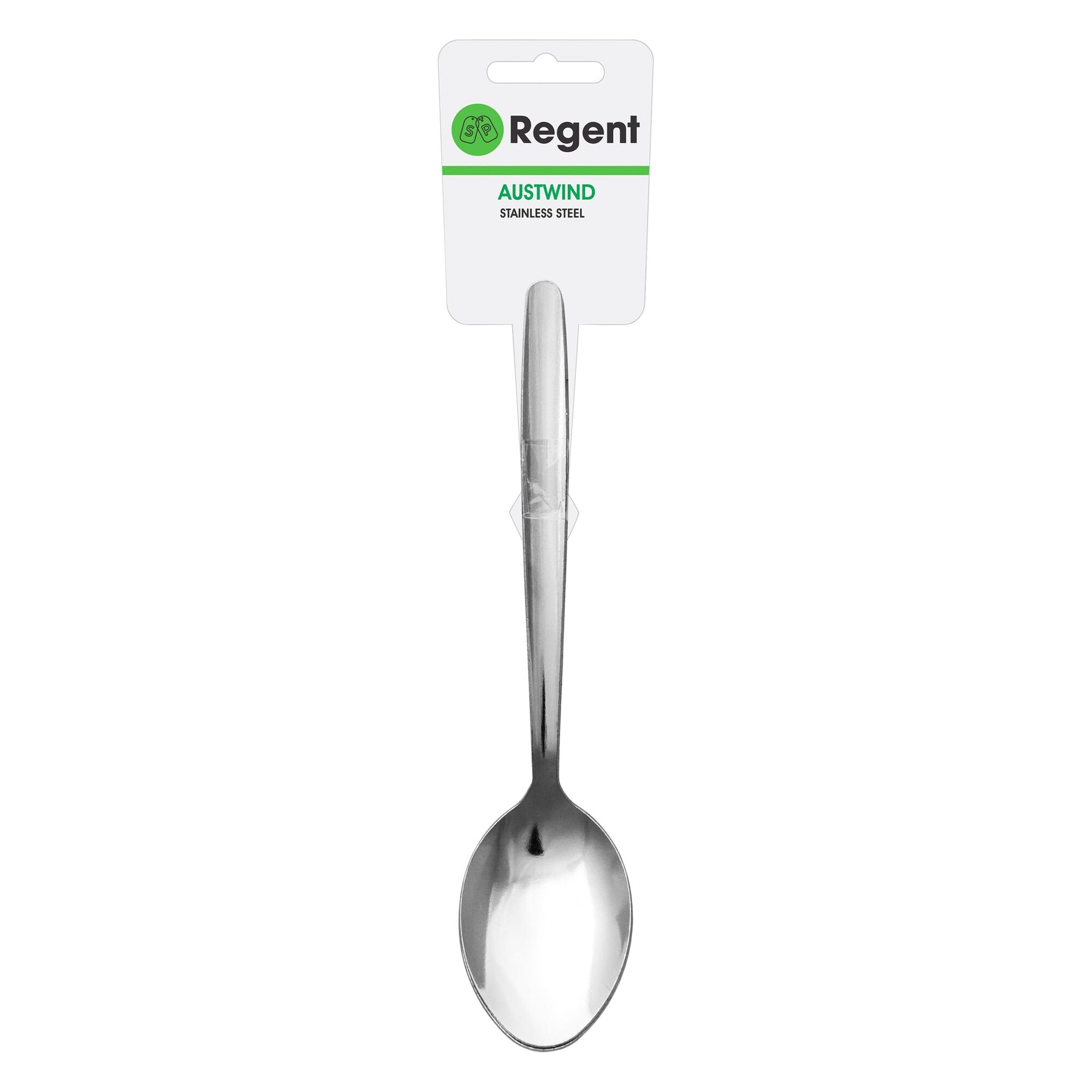 REGENT CUTLERY AUSTWIND (ELOFF) DESSERT SPOON ST STEEL, 4PK