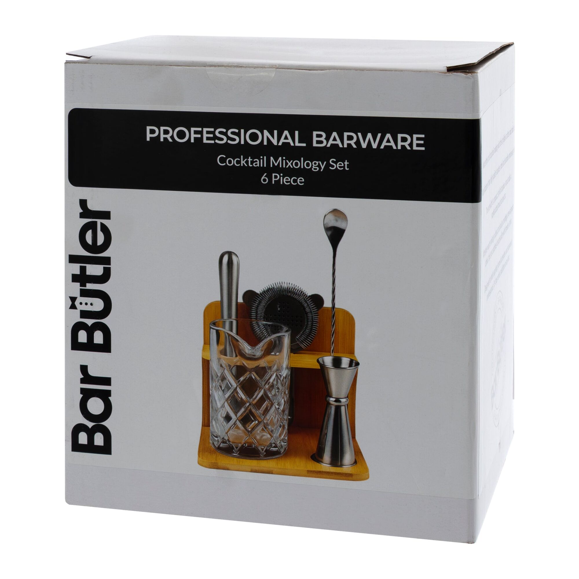 BAR BUTLER COCKTAIL MIXOLOGY 6PCS SET