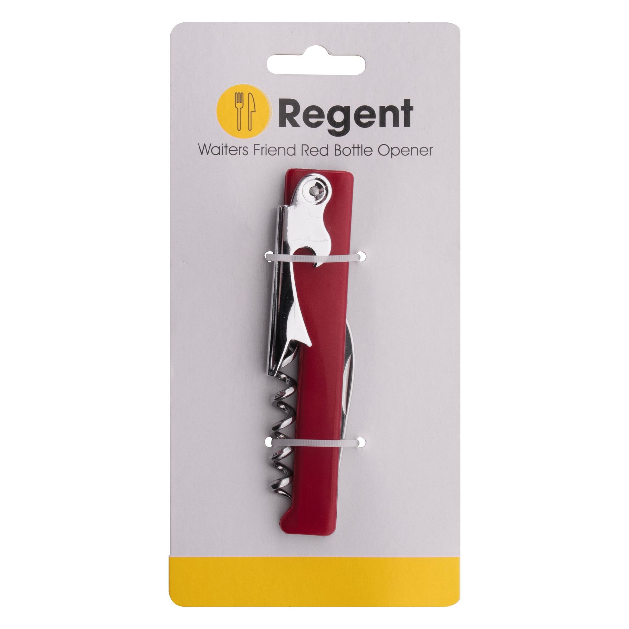 REGENT KITCHEN WAITERS FRIEND OPENER RED, 110MM