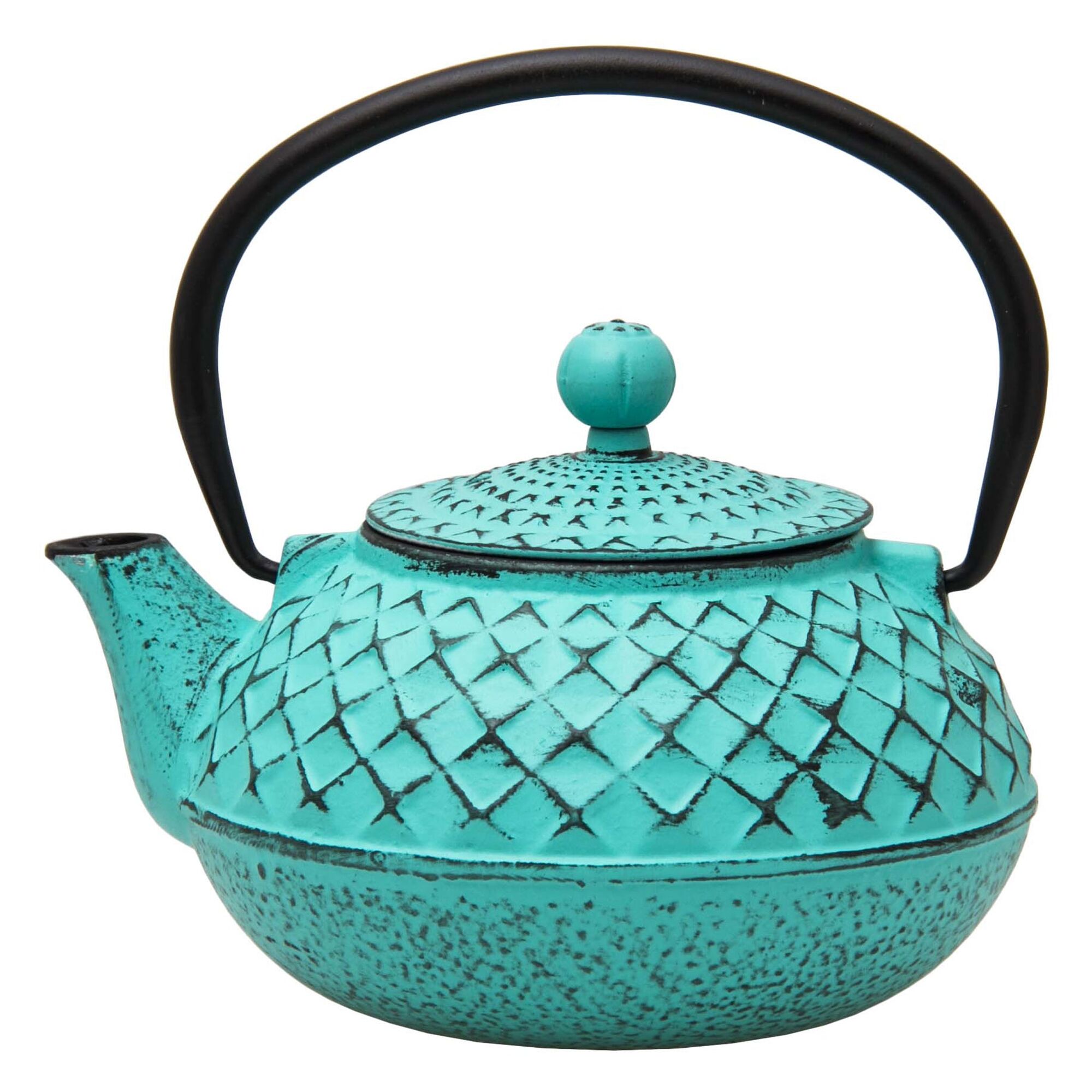 REGENT CAST IRON CHINESE TEAPOT TURQUOISE, 500ML