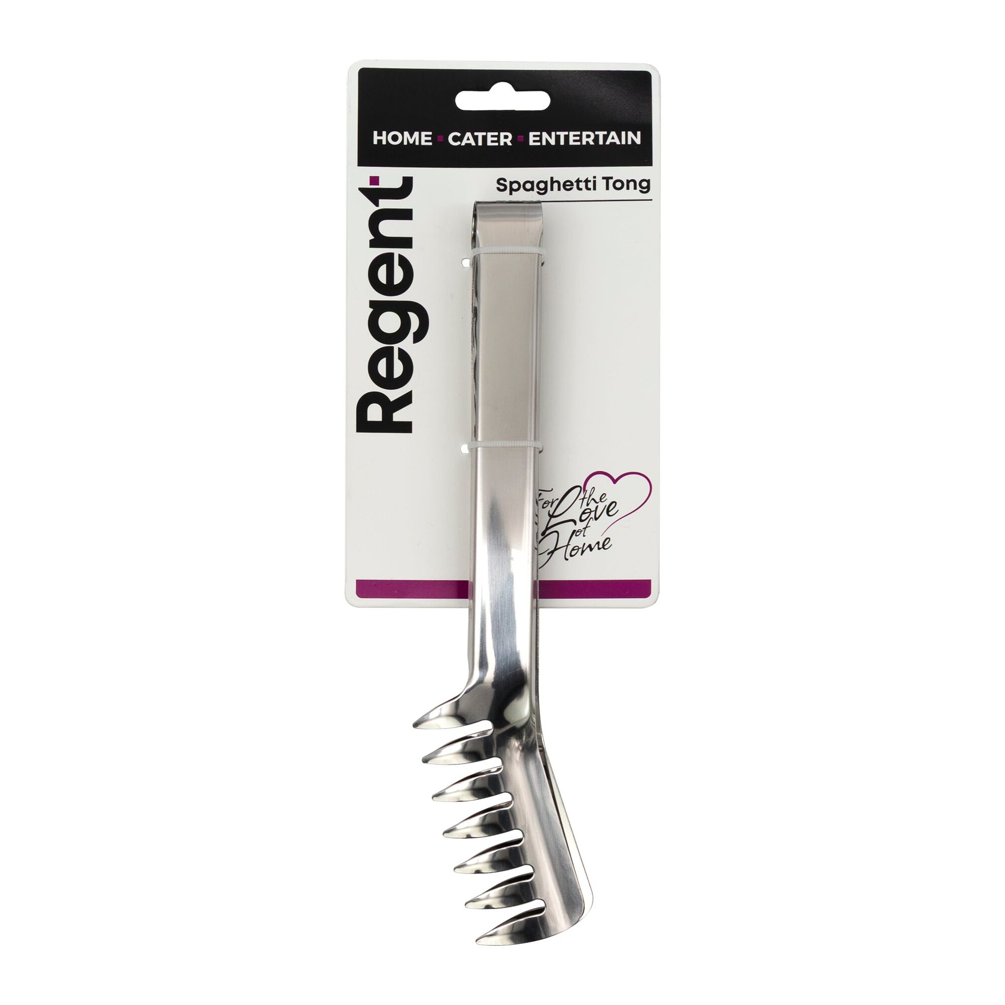 REGENT SPAGHETTI TONGS STAINLESS STEEL, 240MM