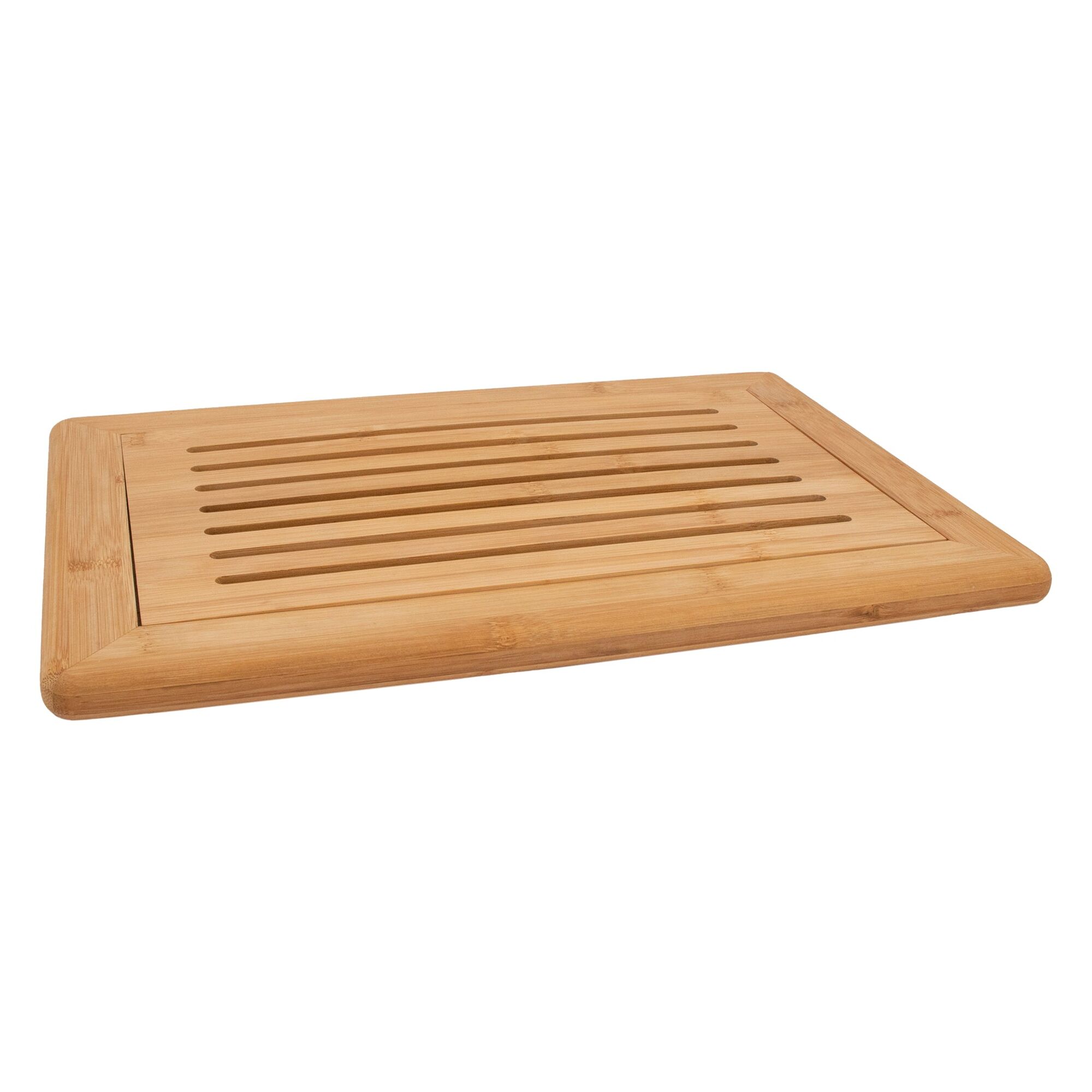 REGENT BAMBOO BREAD BOARD WITH CRUMB CATCHER, 425X280MM