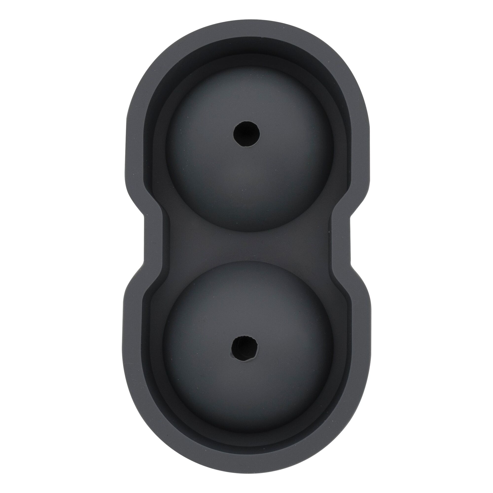 BAR BUTLER GREY SILICONE 2 LARGE BALLS ICE MOULD