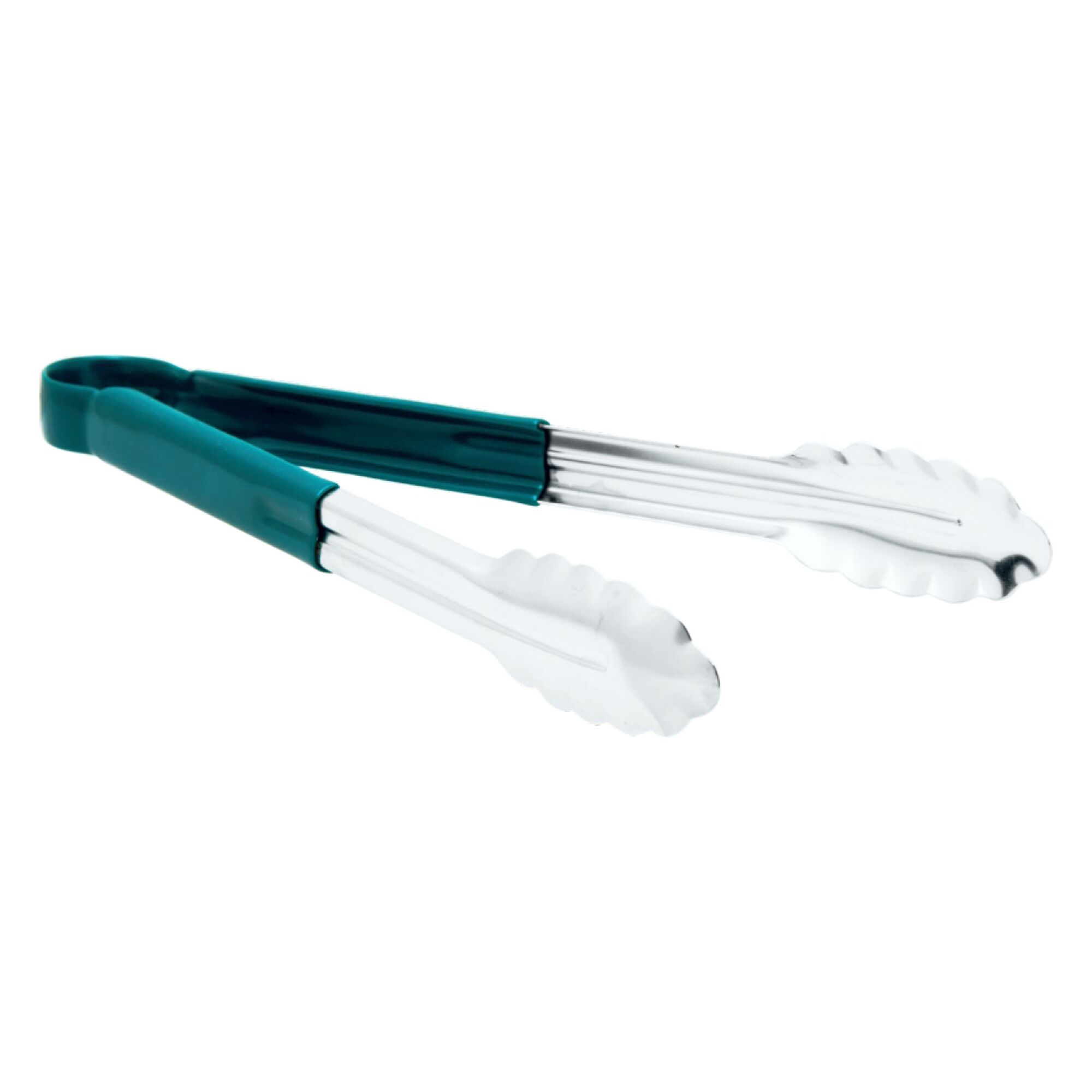 REGENT TONGS STAINLESS STEEL POLYCOATED GREEN, 317MM