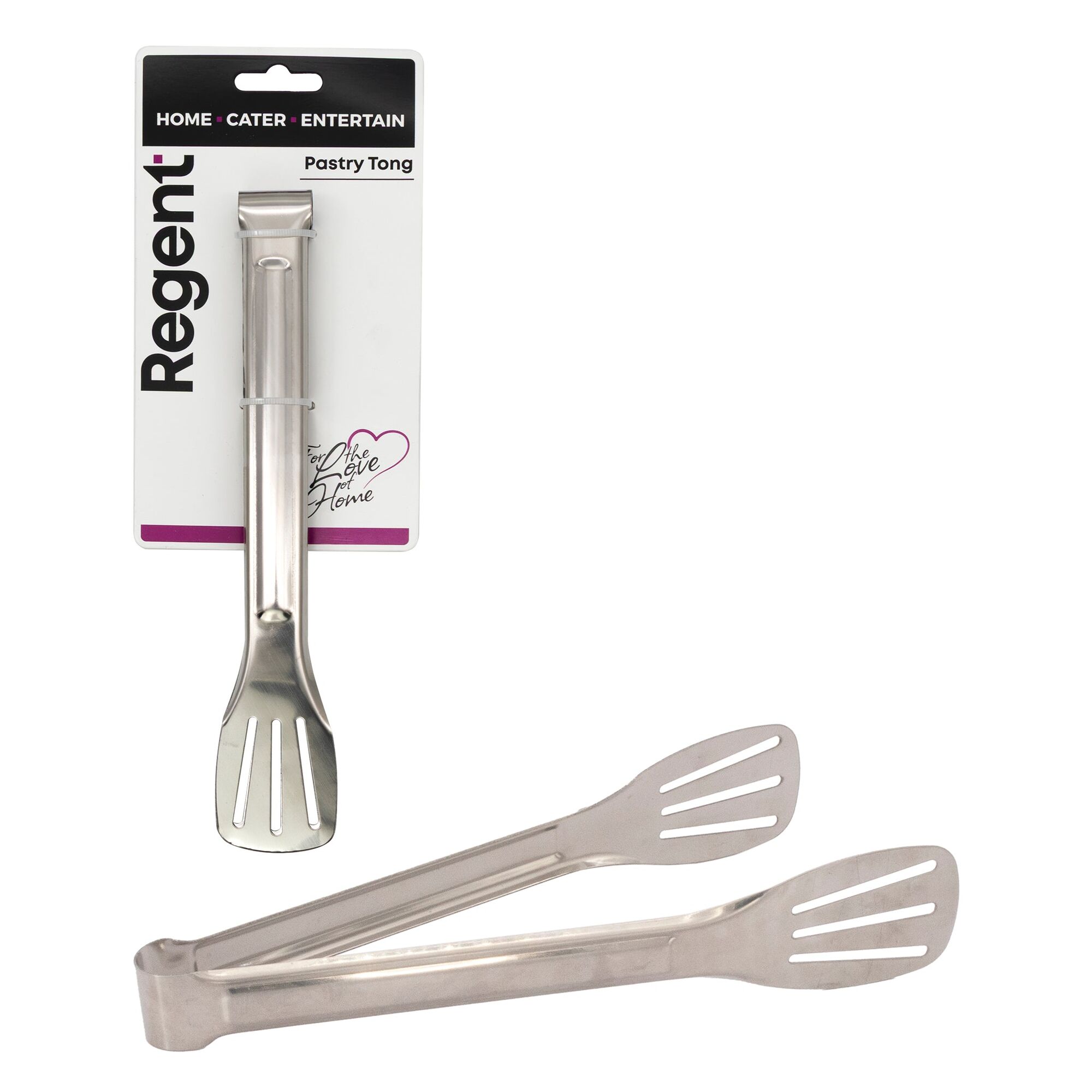 REGENT CATERING PASTRY TONG STAINLESS STEEL, 235MM