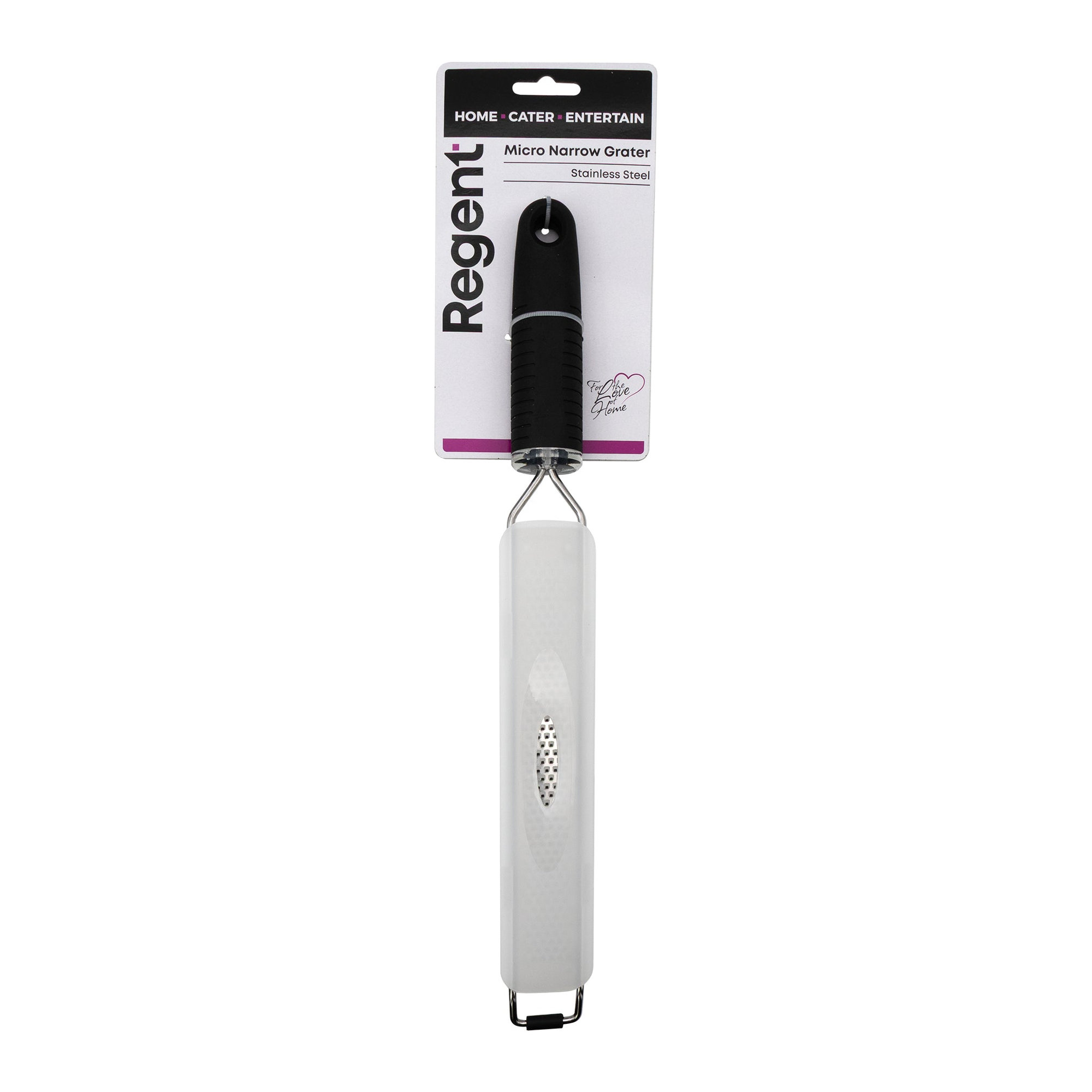 REGENT KITCHEN MICRO GRATER NARROW 18/8 STAINLESS STEEL, 385MM
