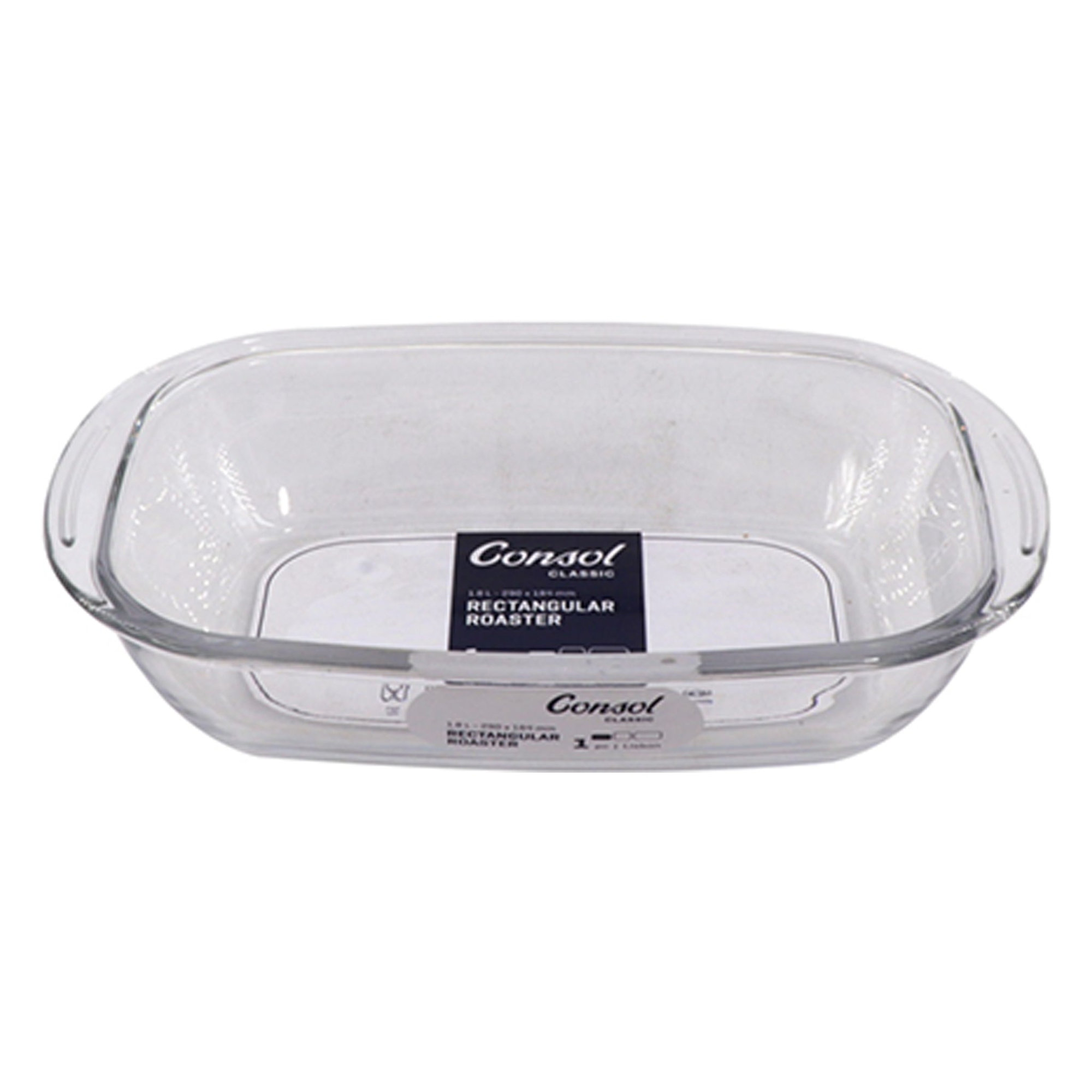 CONSOL LISBON RECTANGULAR ROASTER, 1.8L